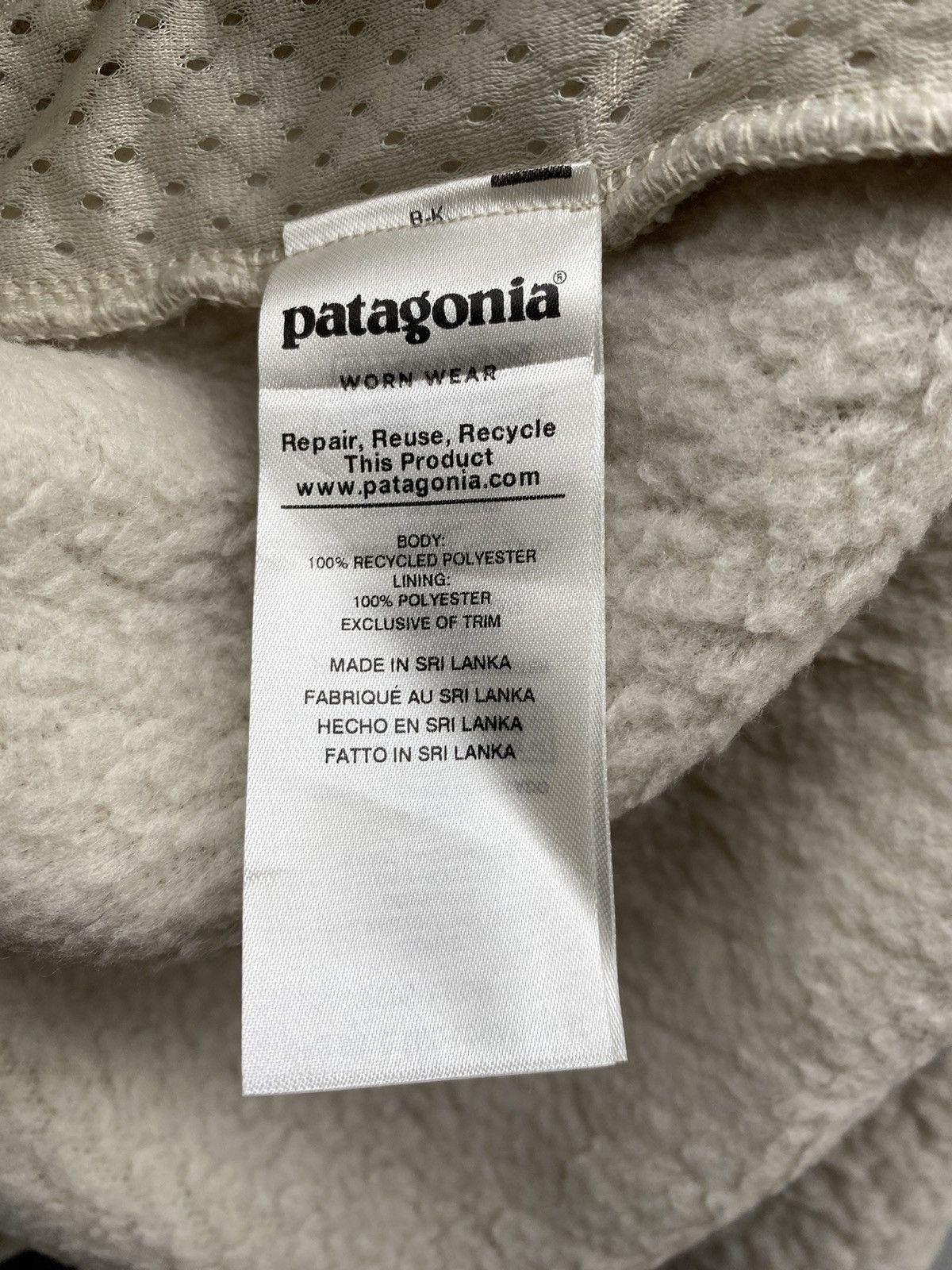 Patagonia Patagonia Retro Zip up Fleece Cream Sweaters Hoodies Size US S / EU 44-46 / 1 - 7 Thumbnail