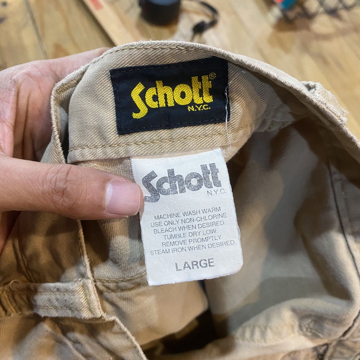 Schott VINTAGE‼️Schott military Cargo Pant Distressed Size Large 32 Size US 32 / EU 48 - 17 Thumbnail