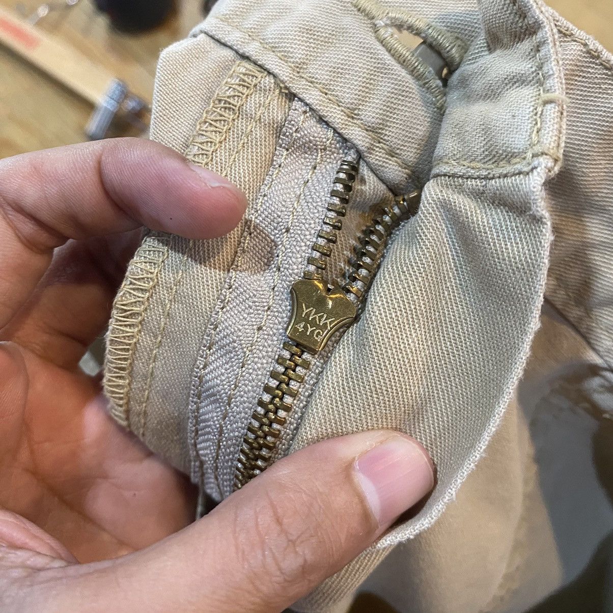 Schott VINTAGE‼️Schott military Cargo Pant Distressed Size Large 32 Size US 32 / EU 48 - 15 Thumbnail