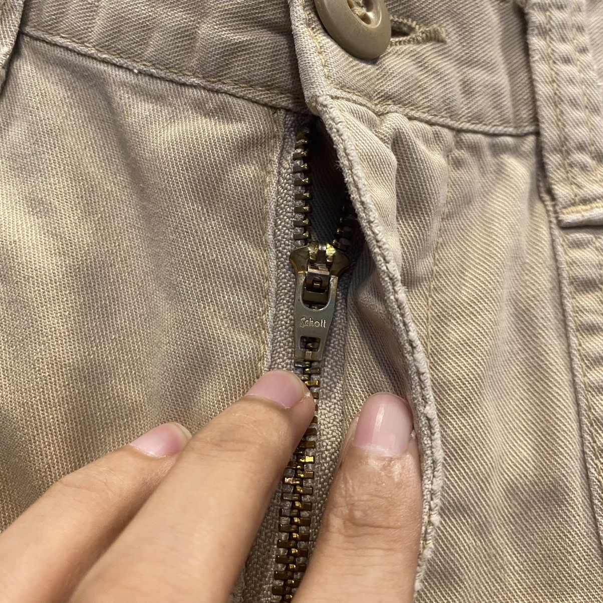 Schott VINTAGE‼️Schott military Cargo Pant Distressed Size Large 32 Size US 32 / EU 48 - 9 Thumbnail