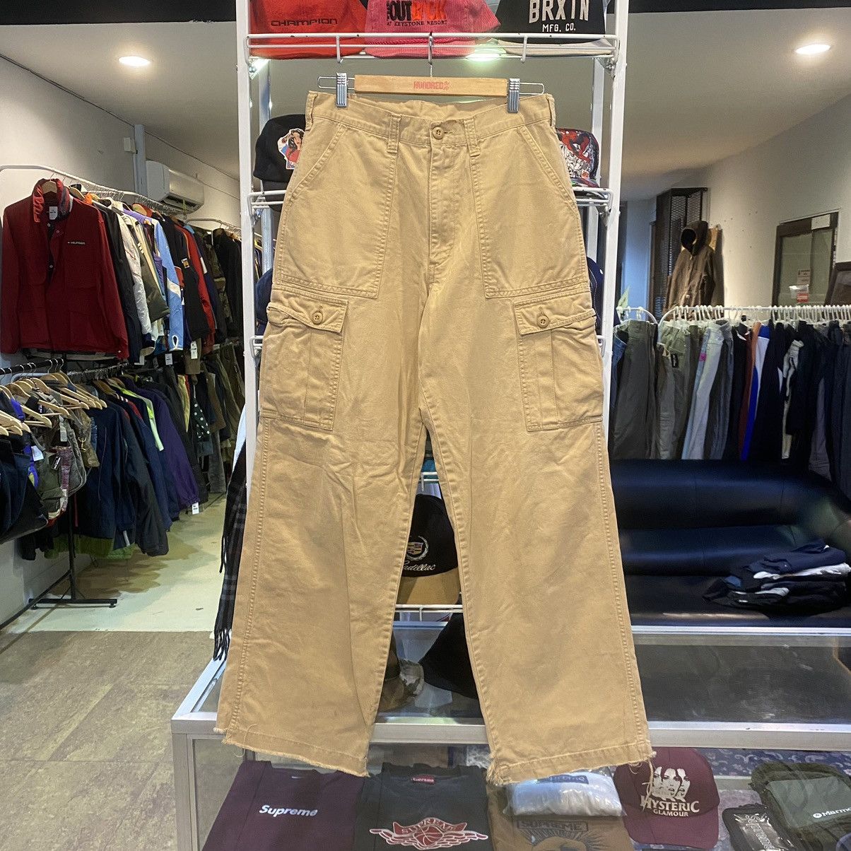 Schott VINTAGE‼️Schott military Cargo Pant Distressed Size Large 32 Size US 32 / EU 48 - 1 Thumbnail