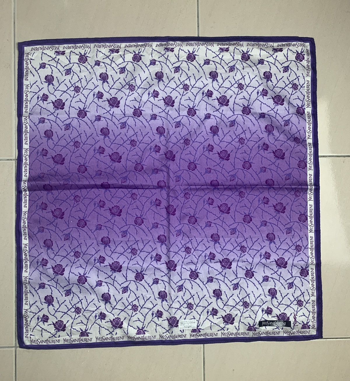 Yves Saint Laurent Yves Saint Laurent Handkerchief Pocketsquares Size ONE SIZE - 3 Thumbnail
