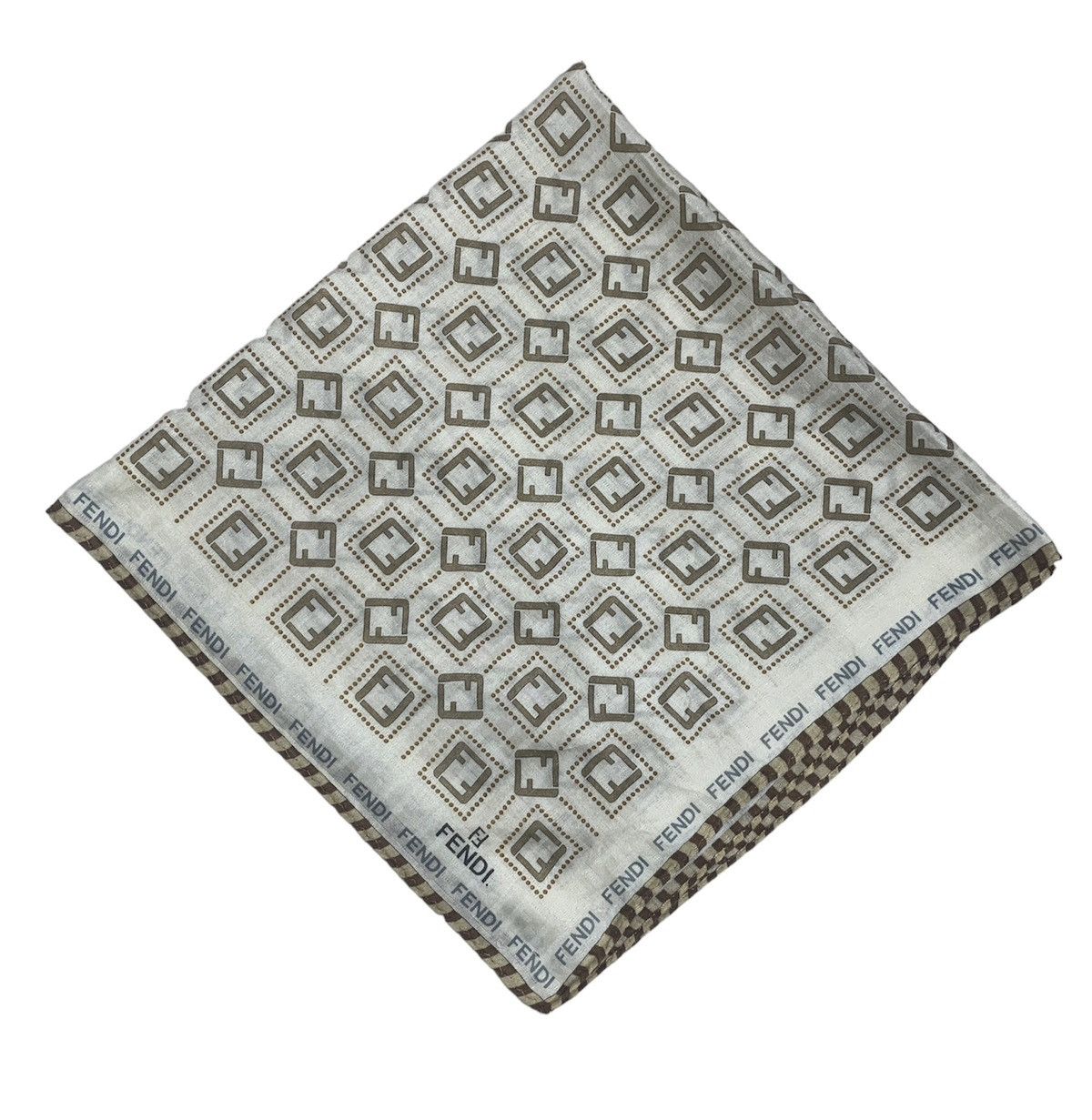 Designer Fendi Handkerchief Pocketsquares Size ONE SIZE - 1 Thumbnail