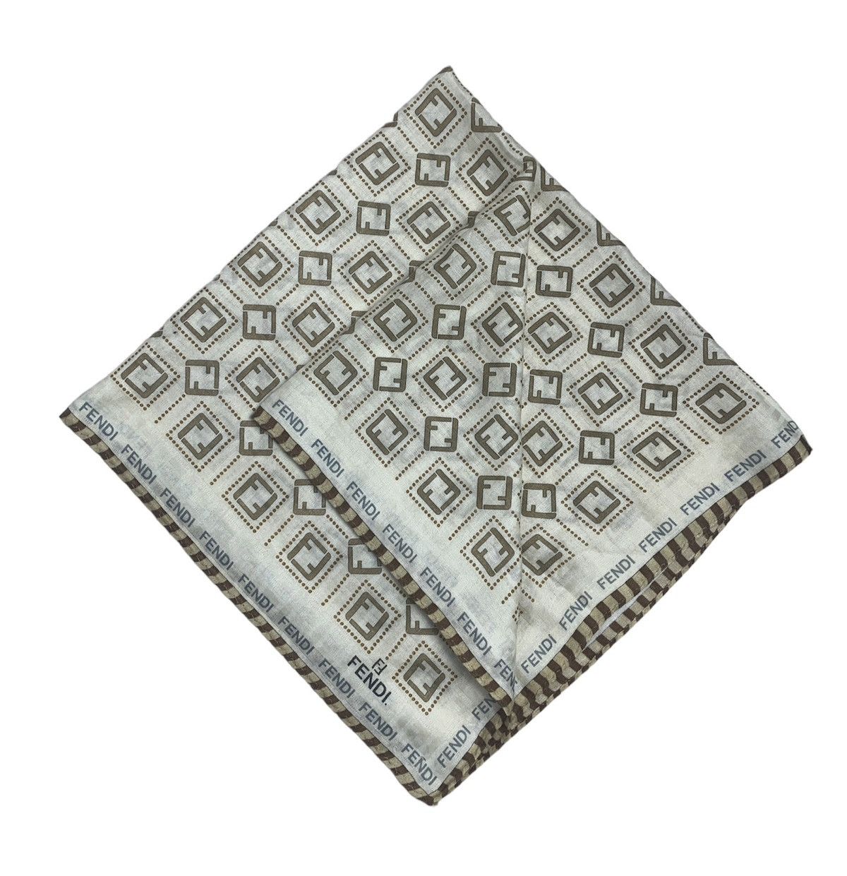 Designer Fendi Handkerchief Pocketsquares Size ONE SIZE - 2 Thumbnail