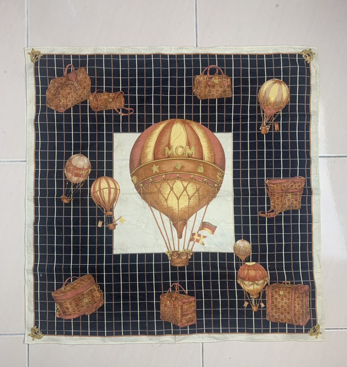 MCM MCM Handkerhief Pocketsquares Size ONE SIZE - 3 Thumbnail