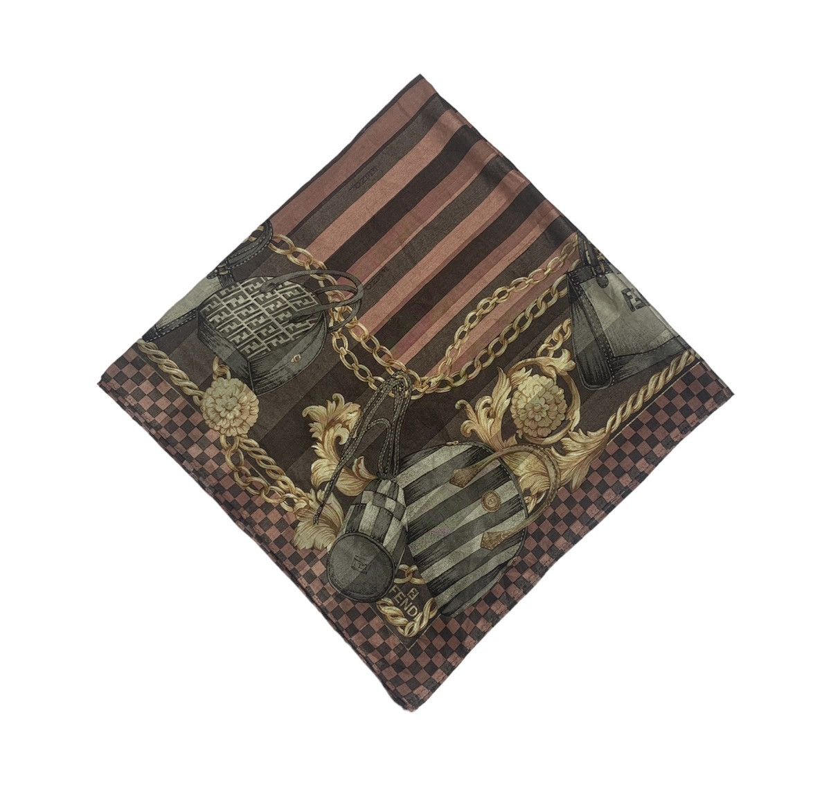 Designer Fendi Handkerchief Pocketsquares Size ONE SIZE - 1 Thumbnail