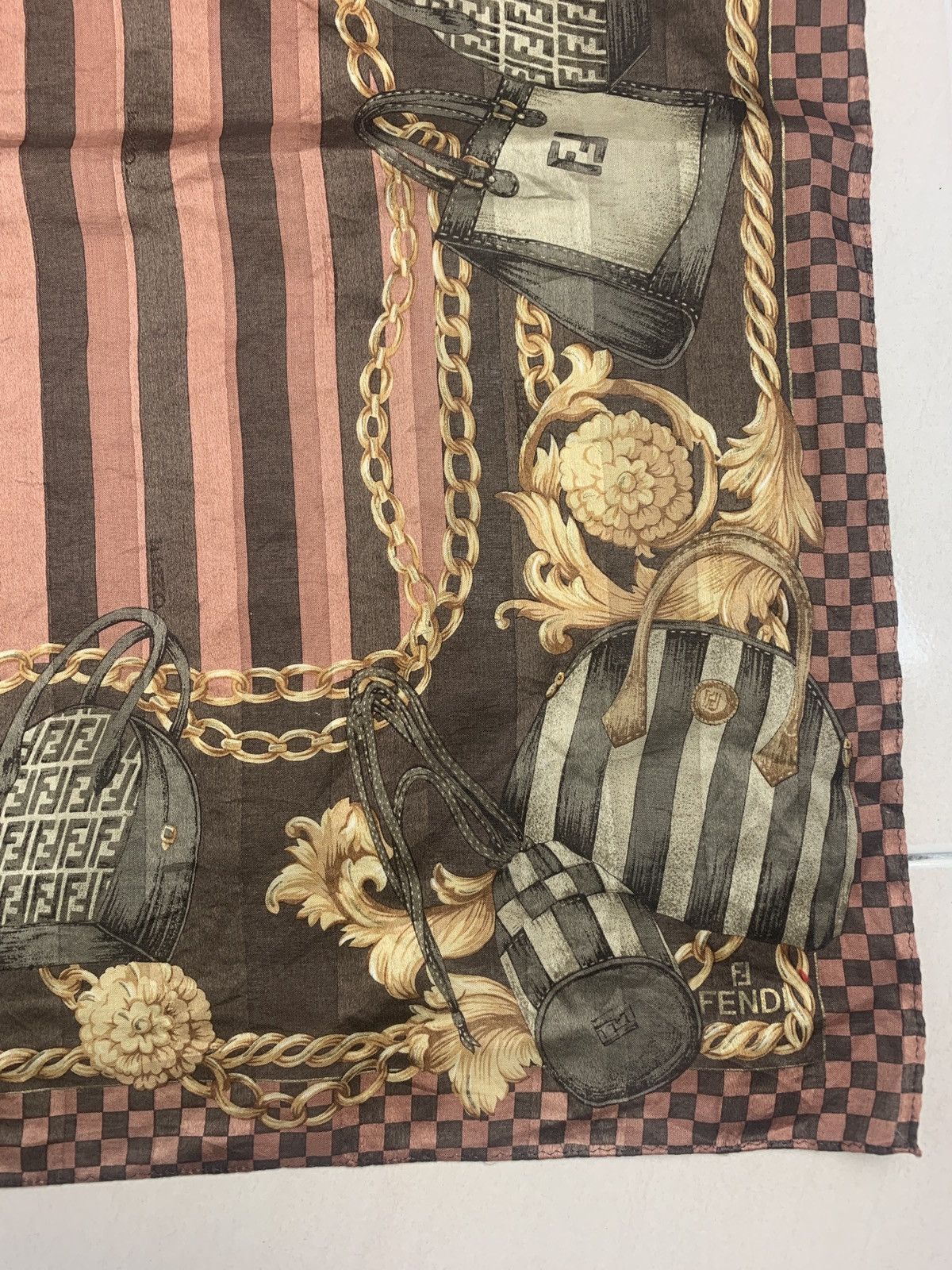Designer Fendi Handkerchief Pocketsquares Size ONE SIZE - 4 Thumbnail