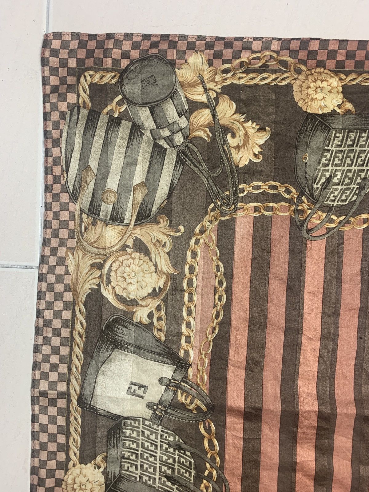 Designer Fendi Handkerchief Pocketsquares Size ONE SIZE - 6 Thumbnail