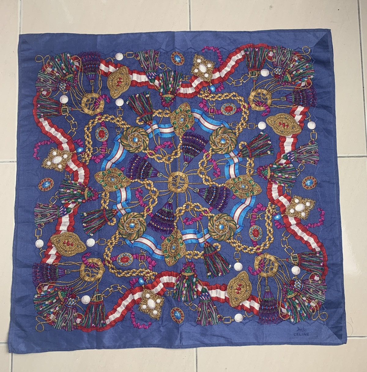Celine Celine Handkerchief Pocketsquares Size ONE SIZE - 3 Thumbnail