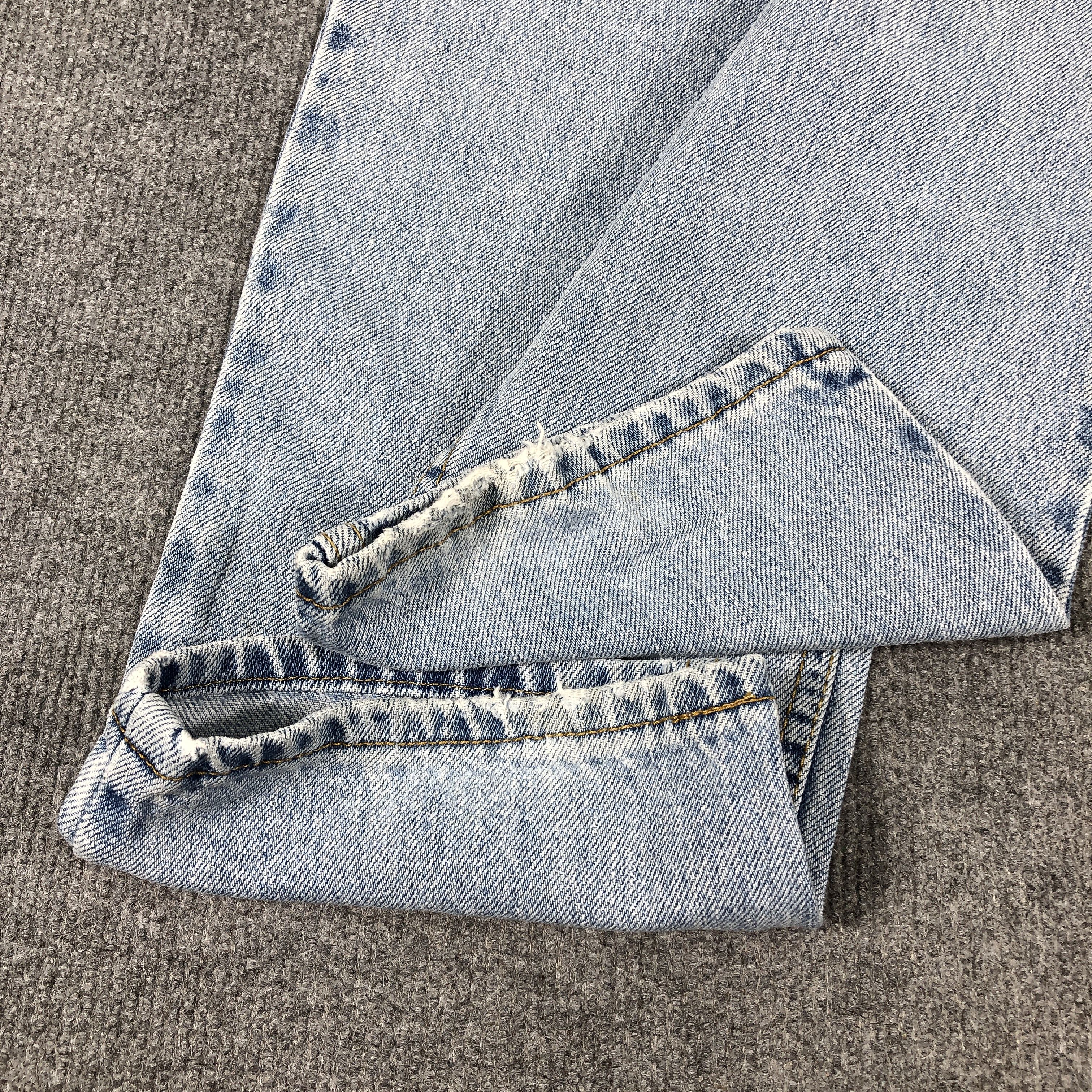 Levi's Vintage Y2k Levi's 550 Light Wash Relaxed Tapered Denim Jean Size US 30 / EU 46 - 8 Thumbnail