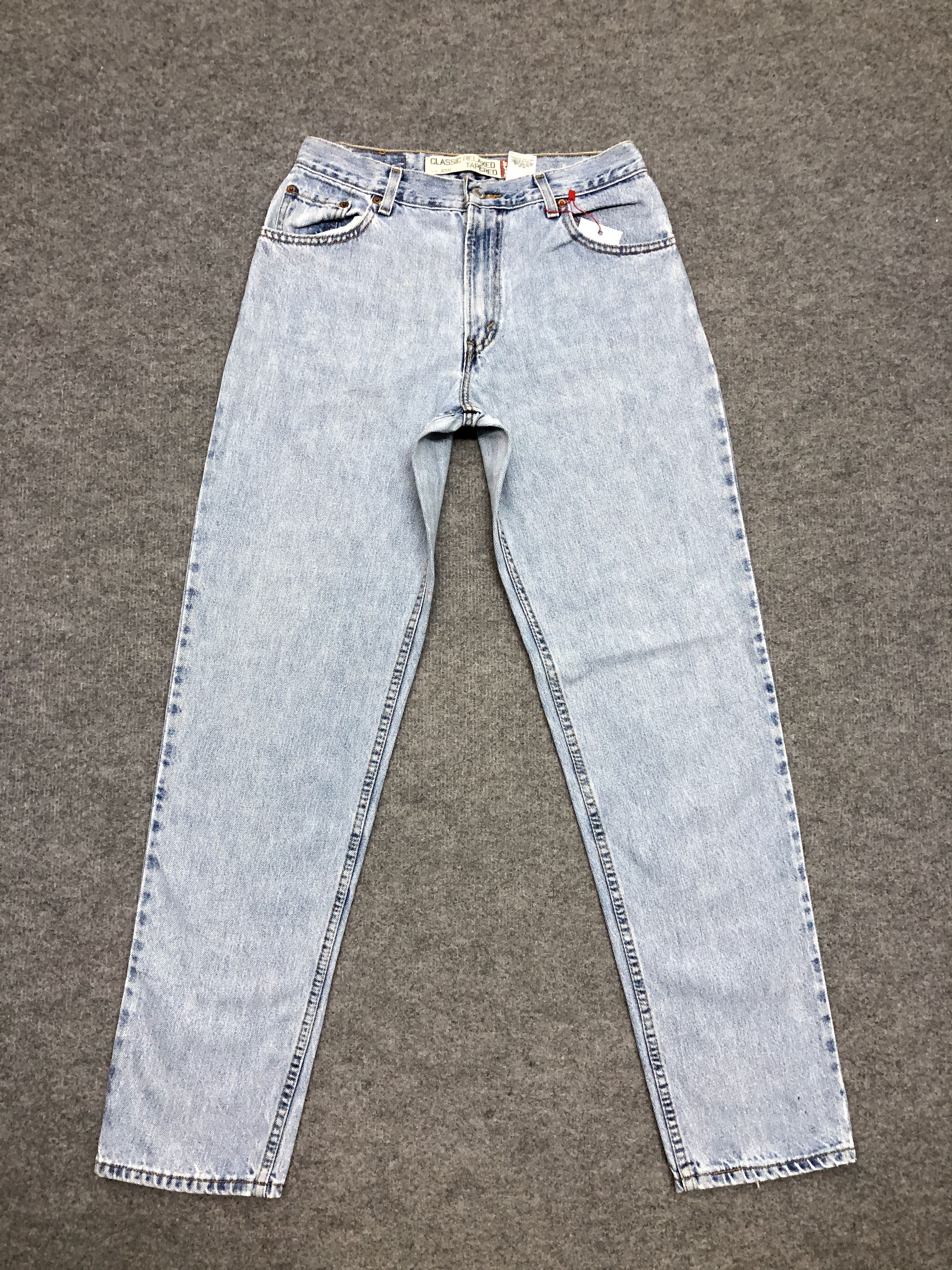 Levi's Vintage Y2k Levi's 550 Light Wash Relaxed Tapered Denim Jean Size US 30 / EU 46 - 1 Thumbnail