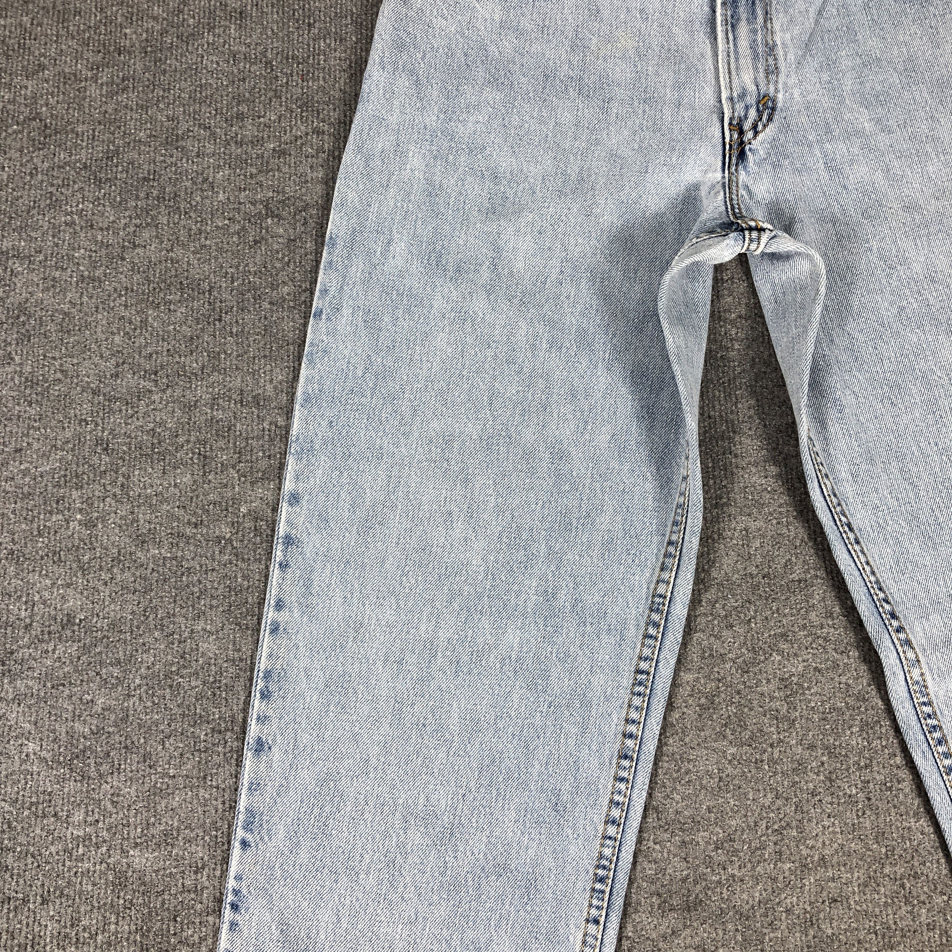 Levi's Vintage Y2k Levi's 550 Light Wash Relaxed Tapered Denim Jean Size US 30 / EU 46 - 5 Thumbnail