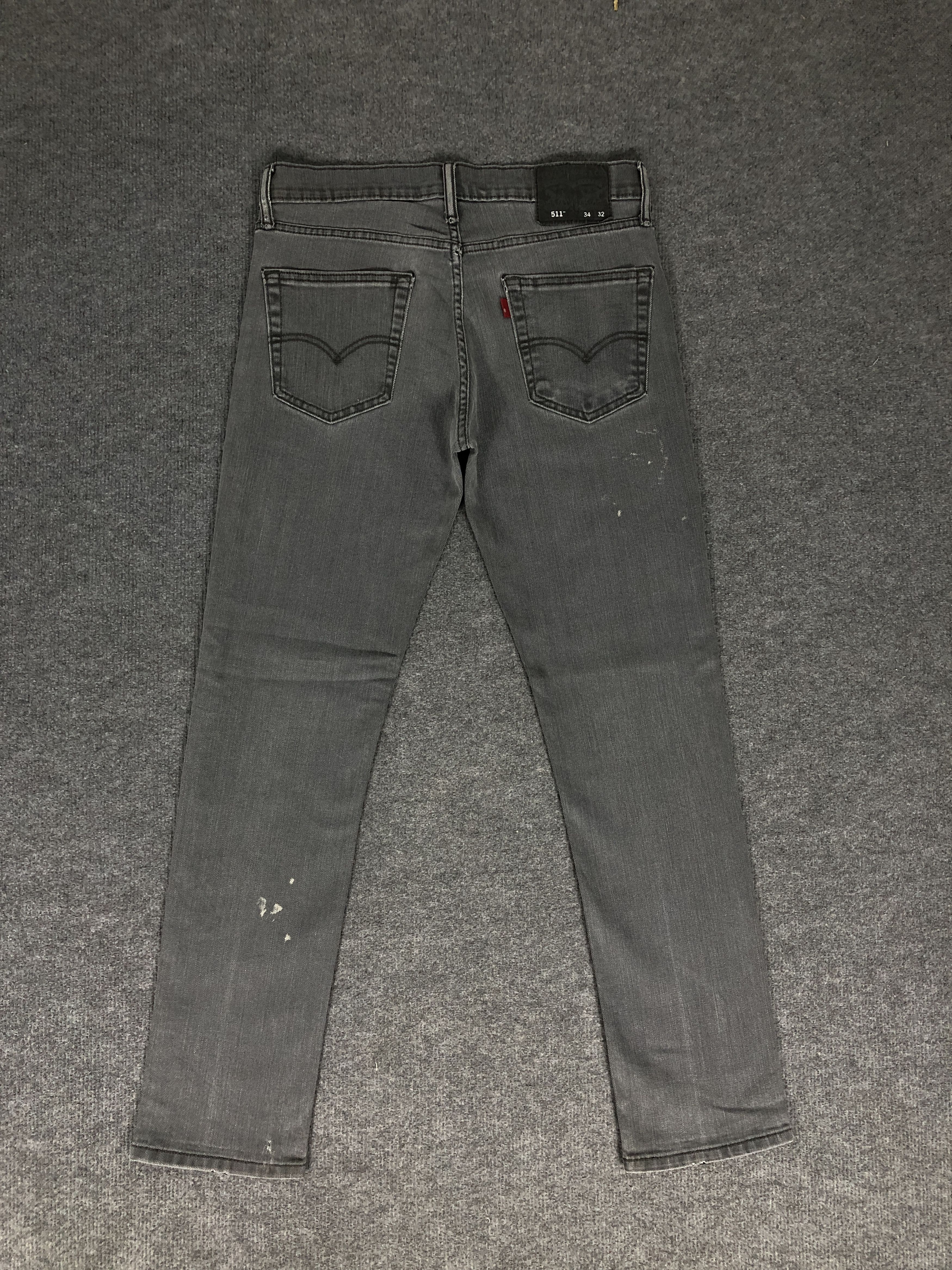 Levi's Vintage Y2k Levi's Lot 511 Slim Fit Faded Denim Jean Size US 32 / EU 48 - 2 Thumbnail