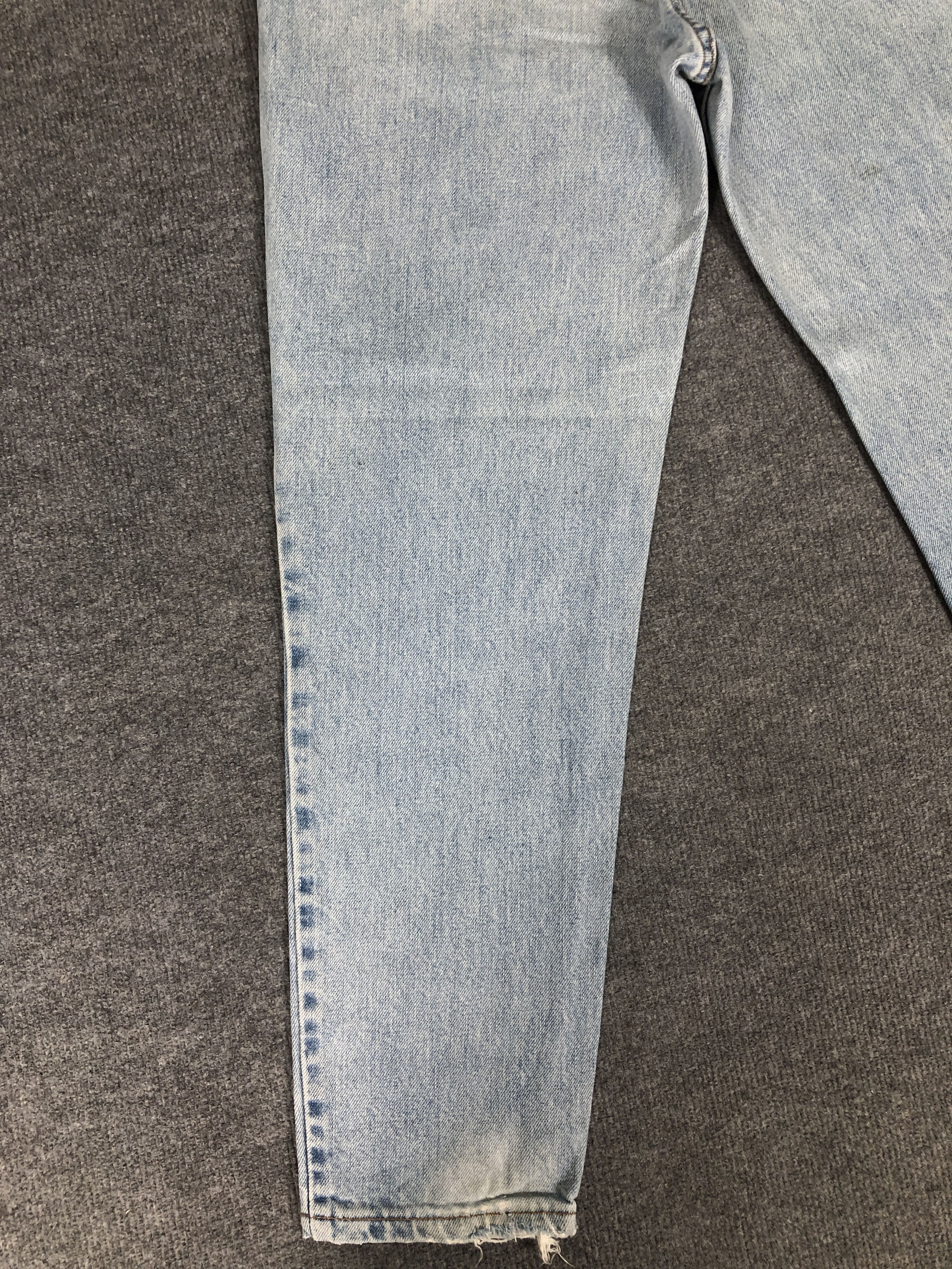 Levi's Vintage 90's Levi's 512 Slim Fit Tapered Leg Faded Blue Jean Size US 29 - 10 Thumbnail