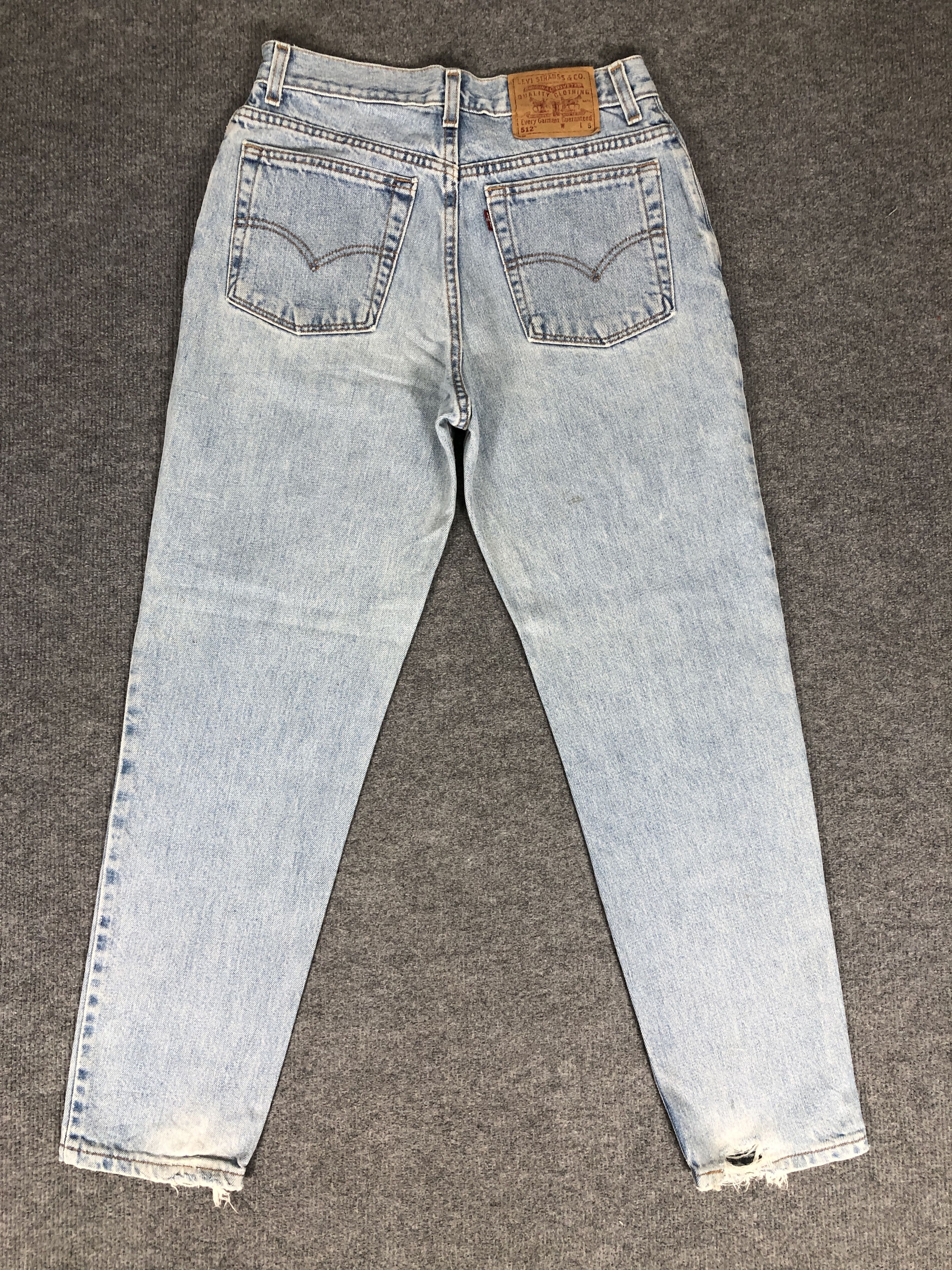 Levi's Vintage 90's Levi's 512 Slim Fit Tapered Leg Faded Blue Jean Size US 29 - 2 Thumbnail