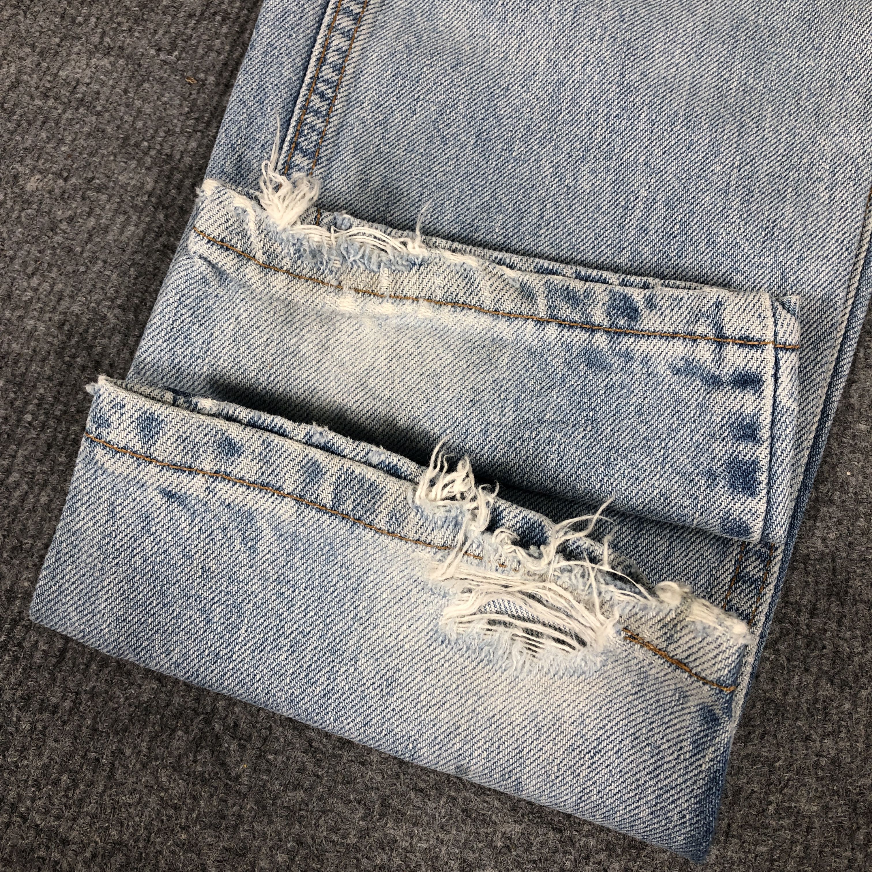 Levi's Vintage 90's Levi's 512 Slim Fit Tapered Leg Faded Blue Jean Size US 29 - 18 Thumbnail
