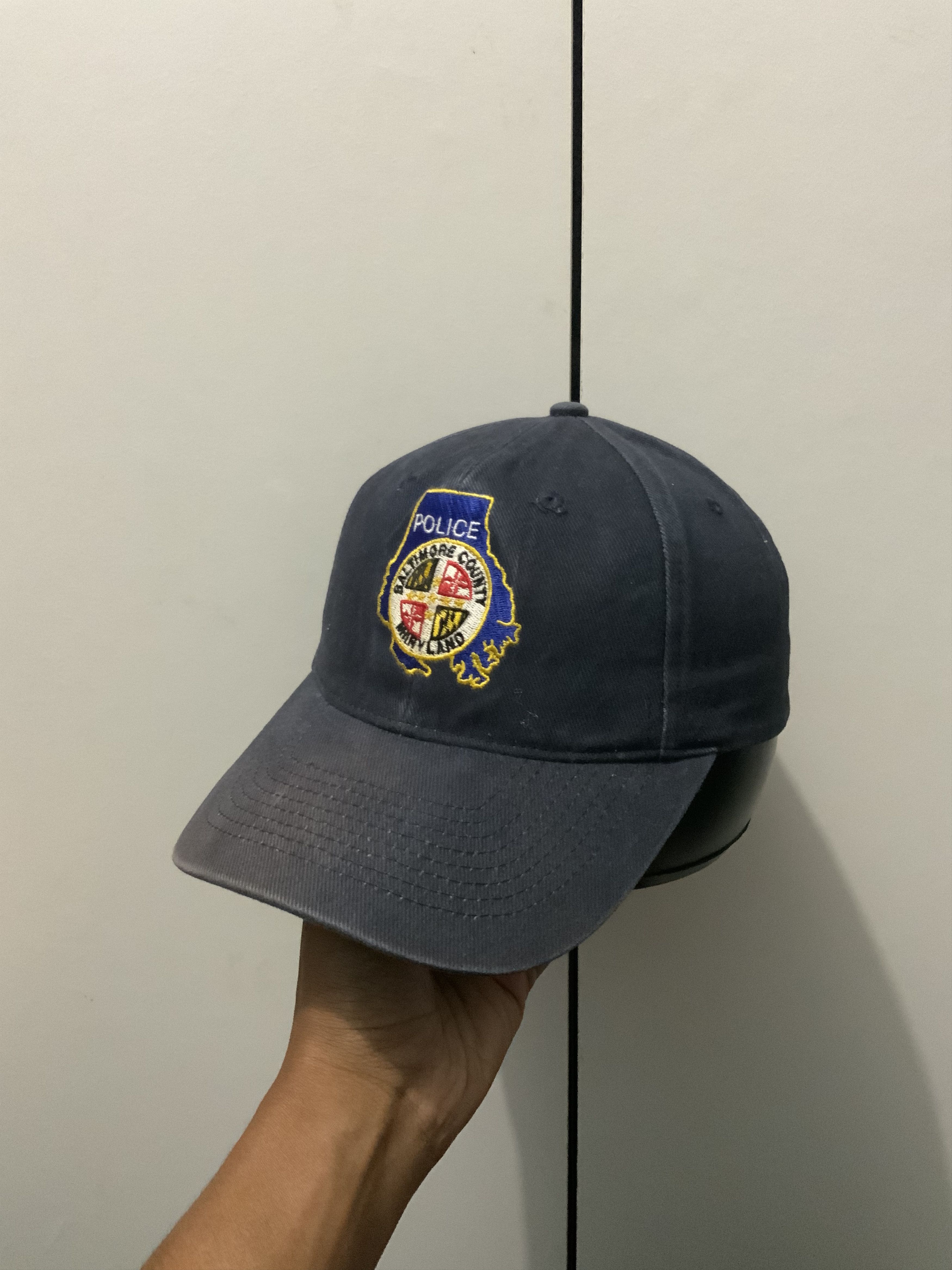 Vintage Vintage 90s Police Baltimore Country MarryLand Fade Hat Size ONE SIZE - 2 Thumbnail