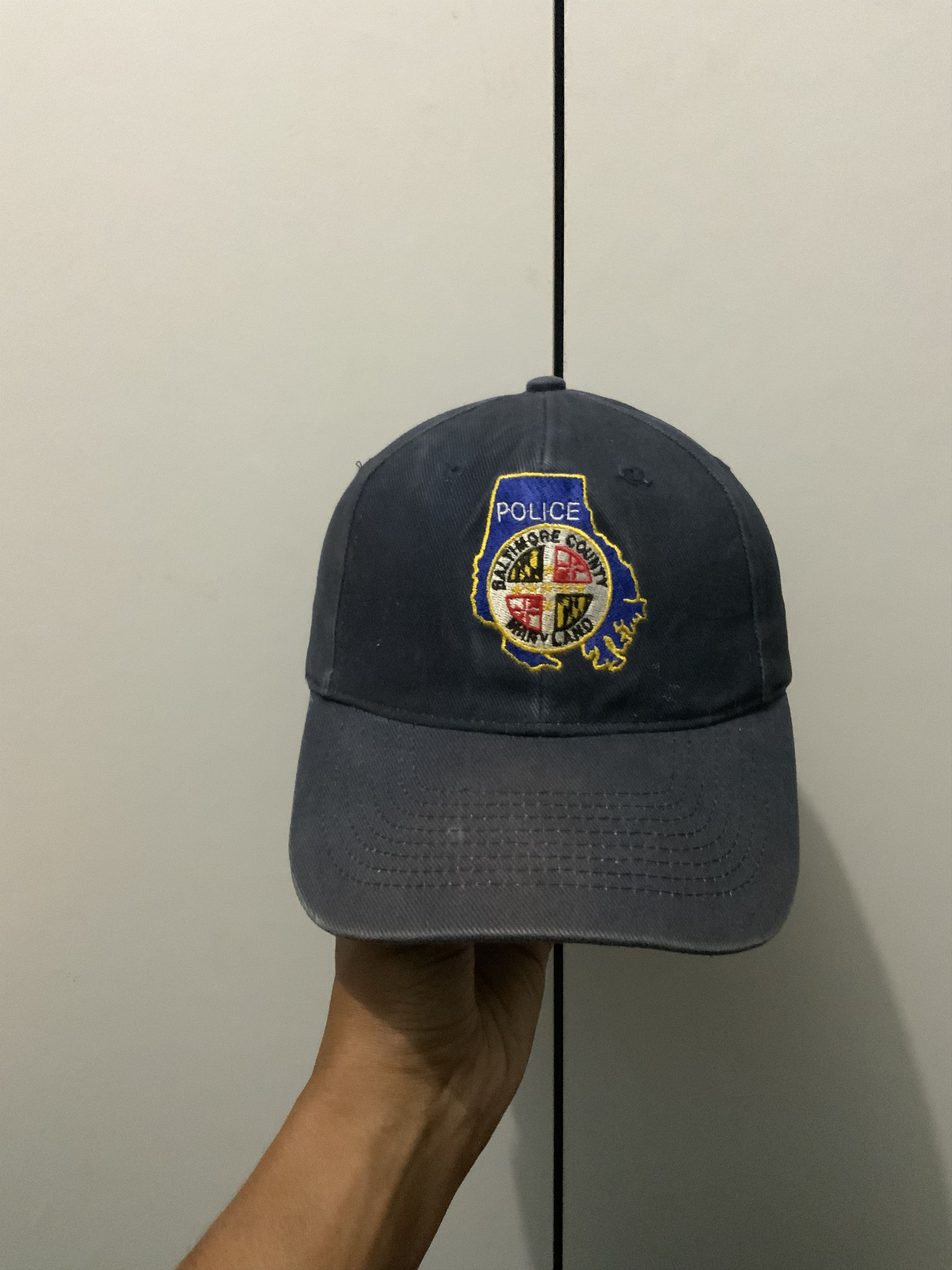 Vintage Vintage 90s Police Baltimore Country MarryLand Fade Hat Size ONE SIZE - 1 Thumbnail