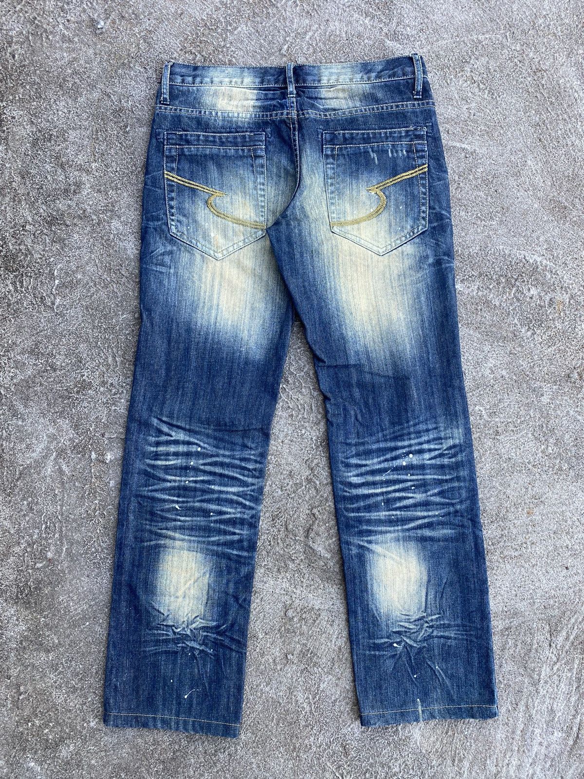 Japanese Brand Semanticdesign-Japanesebrand Wax Denim Size US 30 / EU 46 - 3 Thumbnail