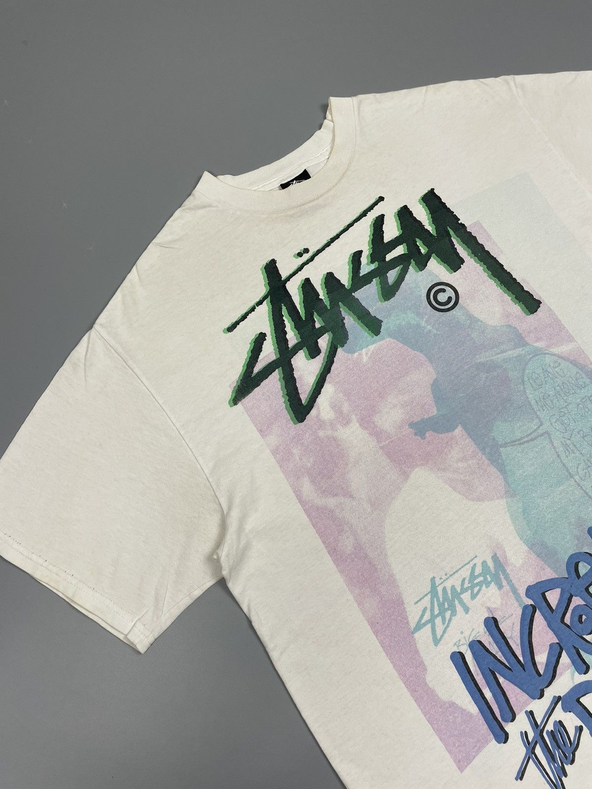 Stussy VINTAGE STUSSY “INCREASE THE PEACE” PHOTO TEE Size US L / EU 52-54 / 3 - 4 Thumbnail