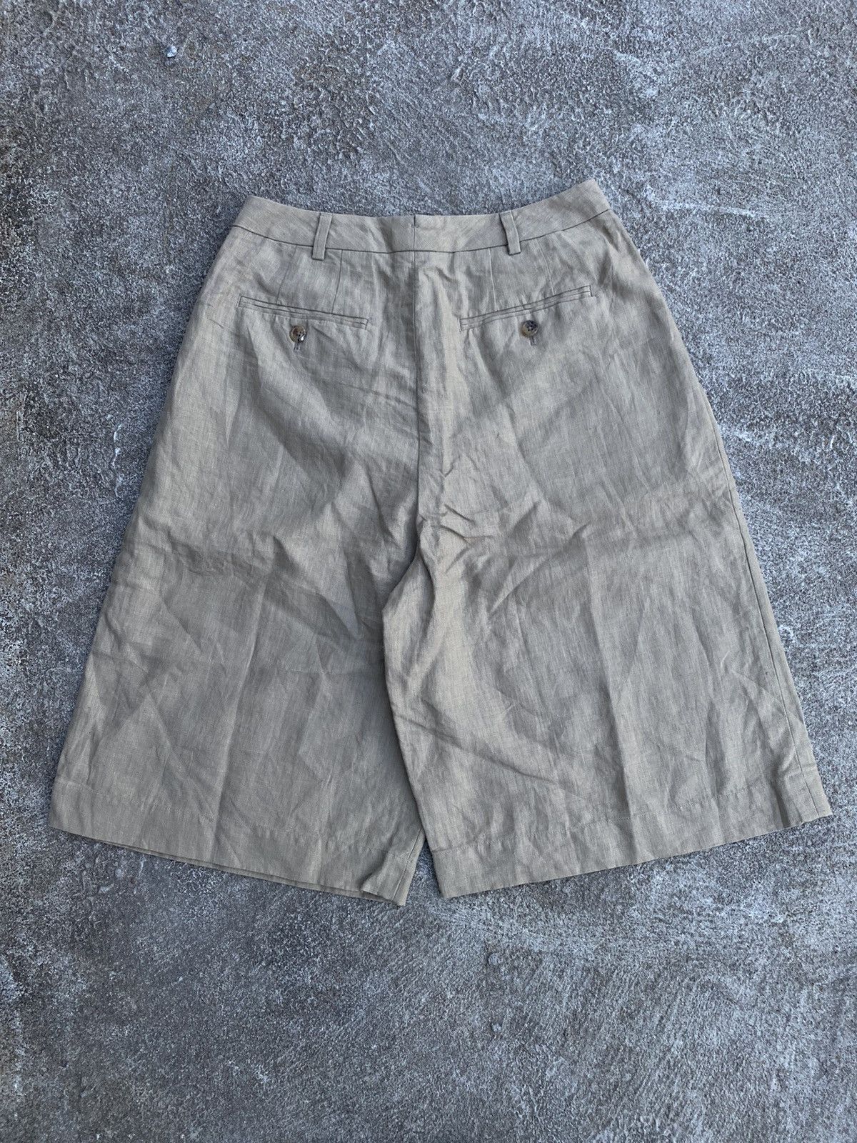 Issey Miyake 🖤BLACKFRIDAY🖤Mhl HighWaist Short Baggy Pants Size US 26 / EU 42 - 3 Thumbnail