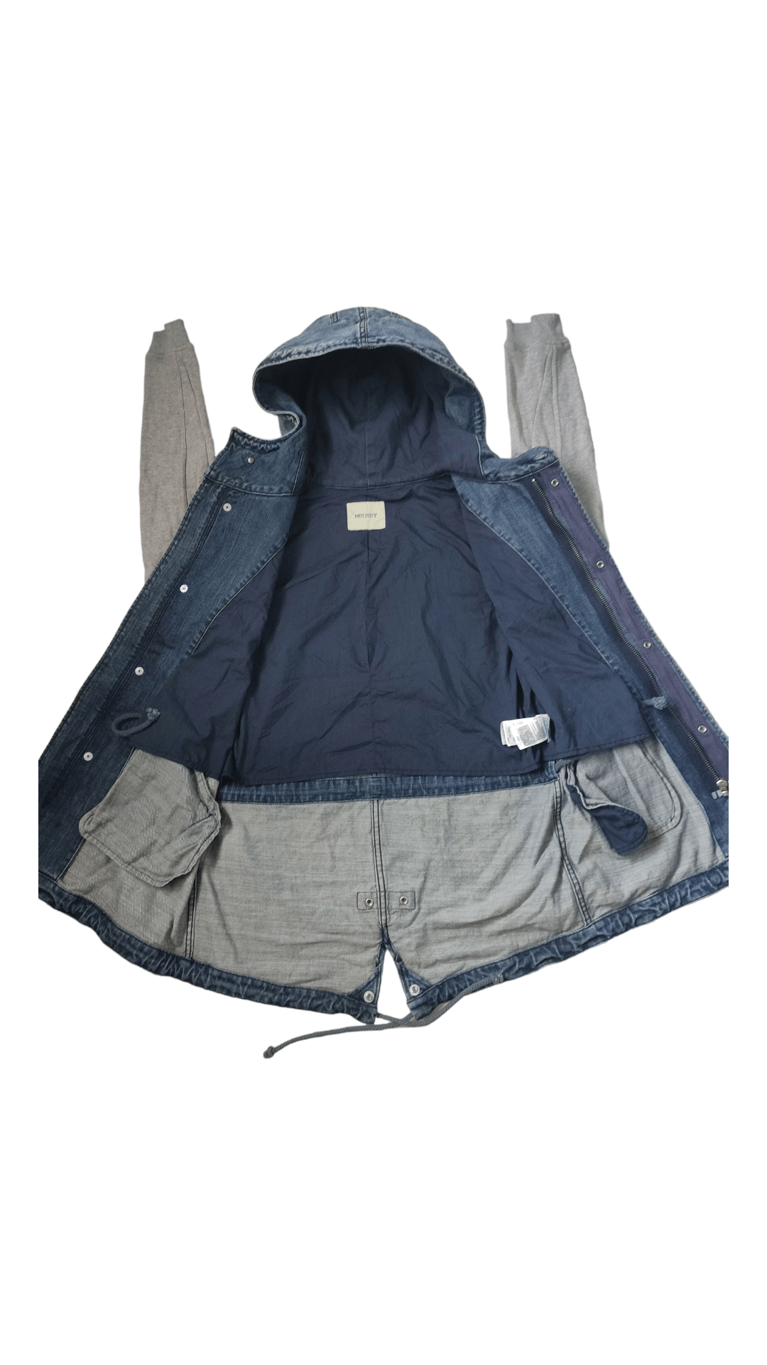 MOUSSY Punk!!! Moussy Denim Hoodies Size US M / EU 48-50 / 2 - 8 Thumbnail