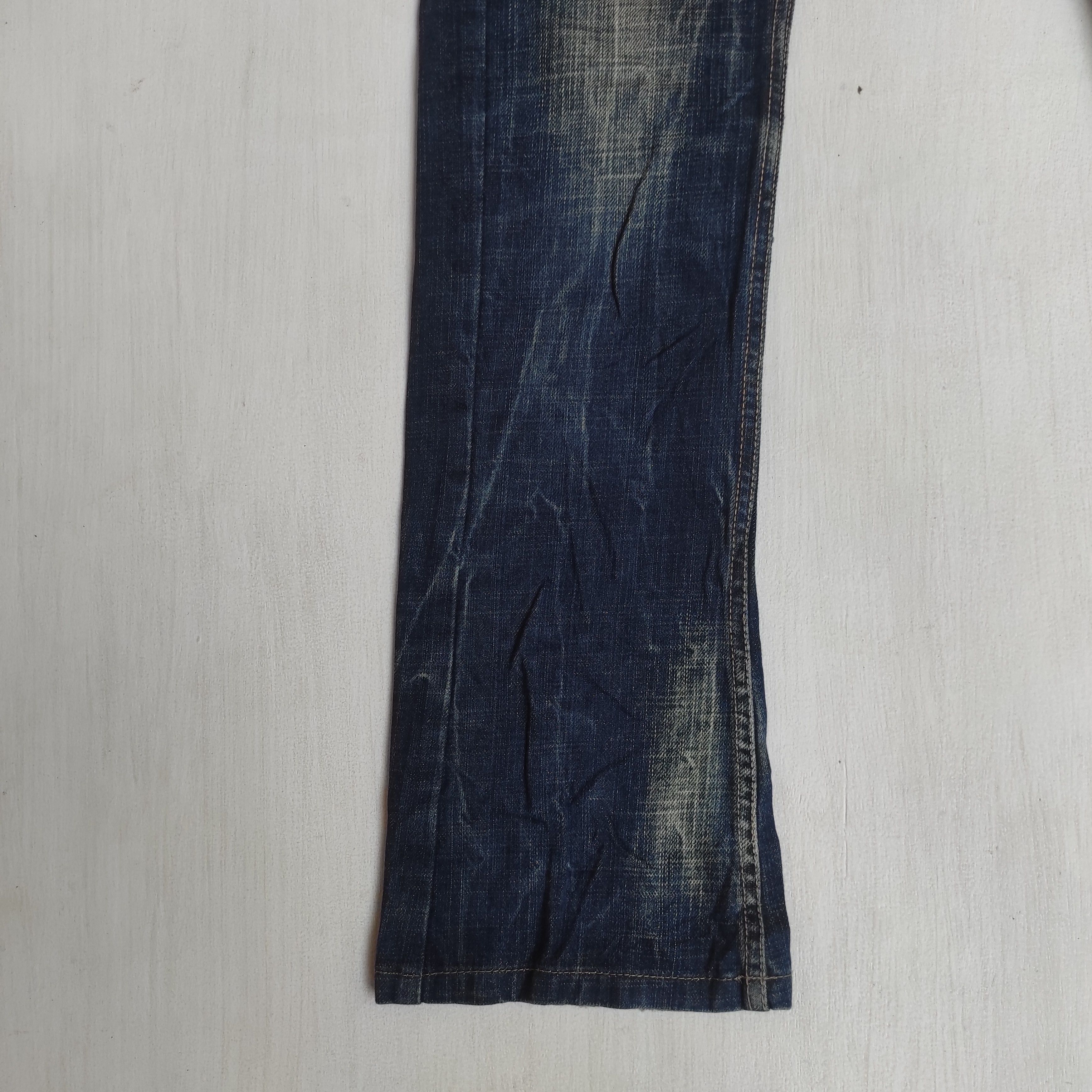 Hysteric Glamour Flare Jeans RED PEPPER Low Rise Boot cut size 26 fit 28 Size US 26 / EU 42 - 8 Thumbnail