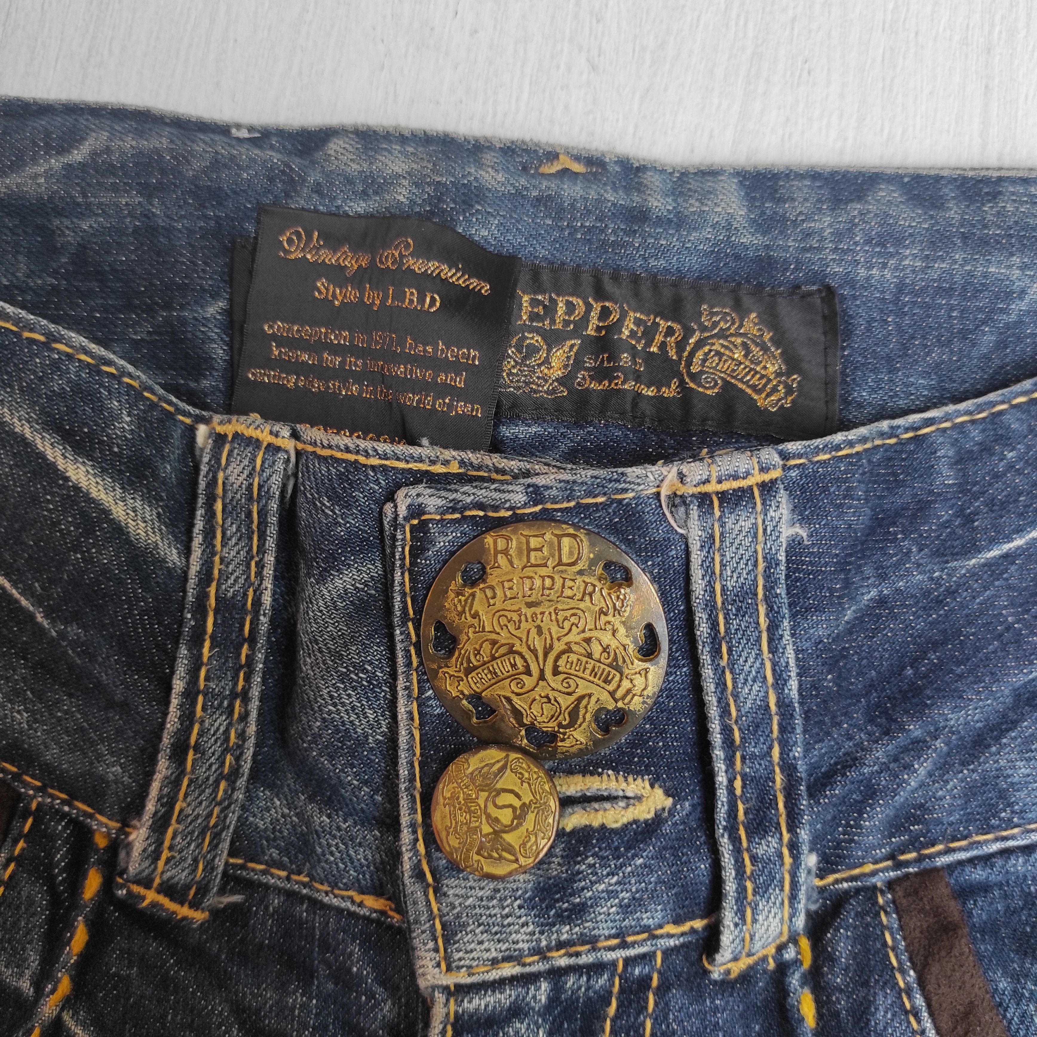 Hysteric Glamour Flare Jeans RED PEPPER Low Rise Boot cut size 26 fit 28 Size US 26 / EU 42 - 12 Thumbnail