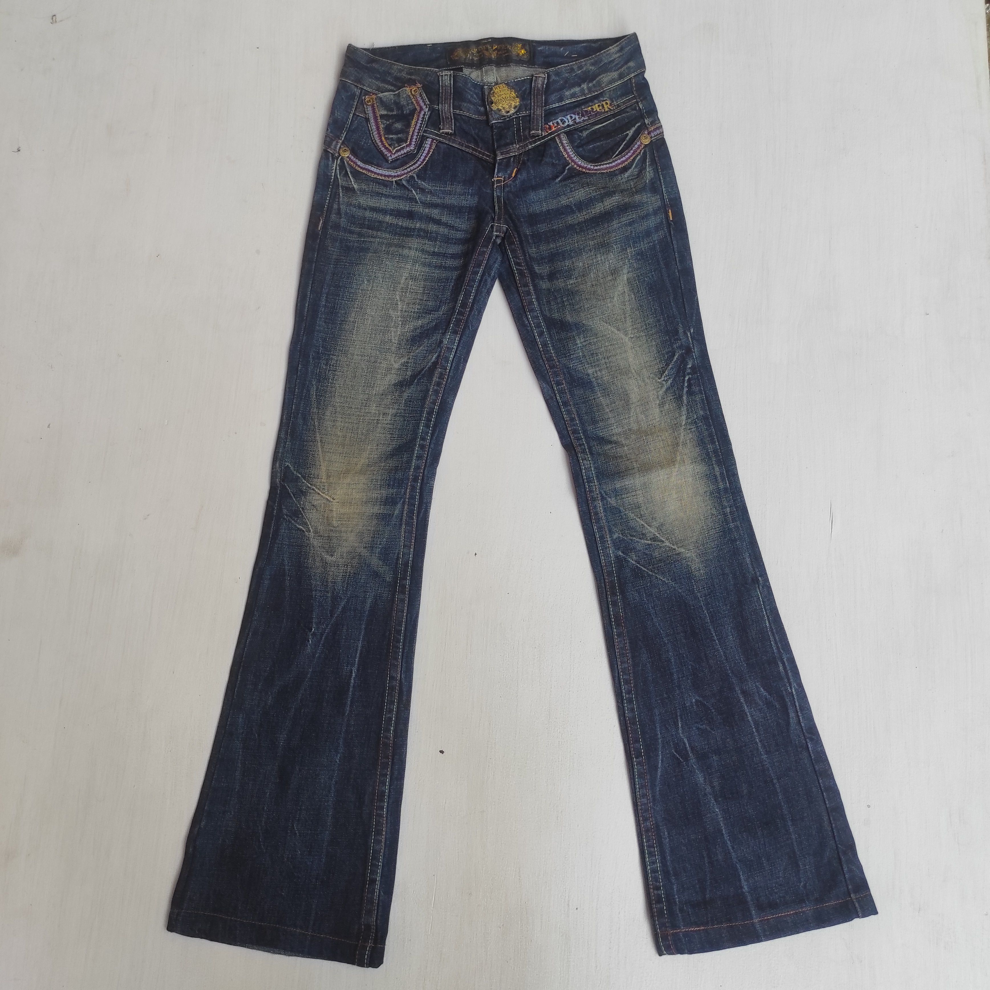 Hysteric Glamour Flare Jeans RED PEPPER Low Rise Boot cut Size US 26 / EU 42 - 8 Thumbnail