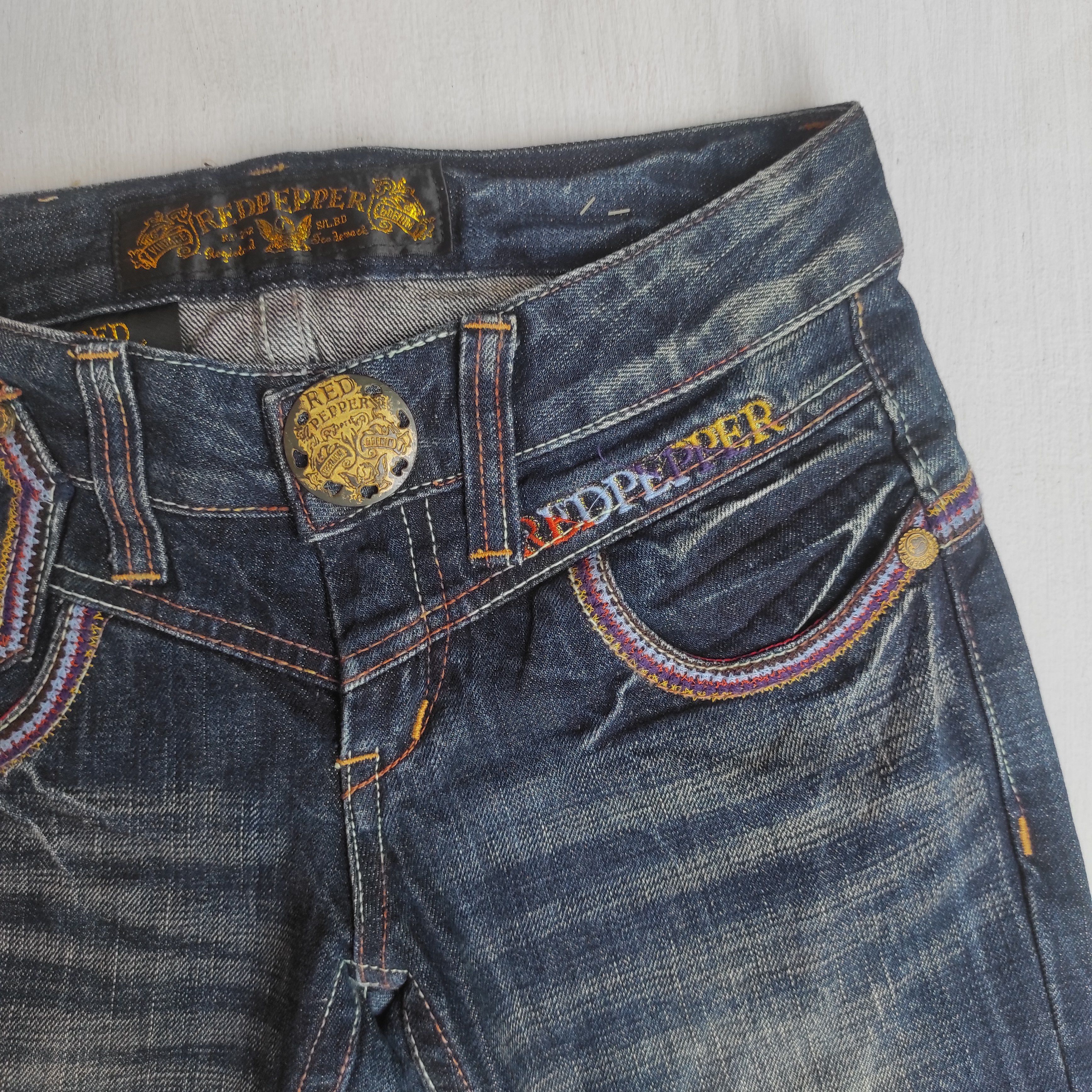 Hysteric Glamour Flare Jeans RED PEPPER Low Rise Boot cut Size US 26 / EU 42 - 11 Thumbnail