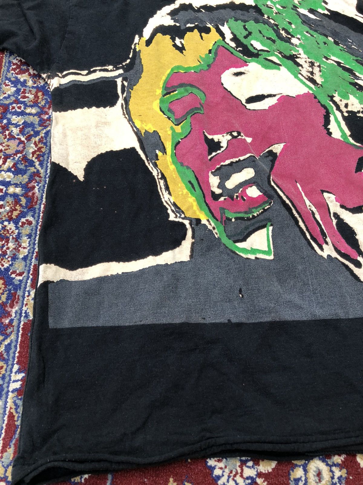 Band Tees Vintage The Buddhistpunk x Mick Jagger RS Acid Wash Tee Size US M / EU 48-50 / 2 - 7 Thumbnail