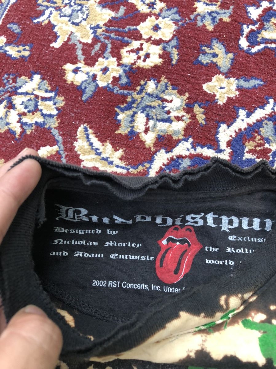 Band Tees Vintage The Buddhistpunk x Mick Jagger RS Acid Wash Tee Size US M / EU 48-50 / 2 - 3 Thumbnail
