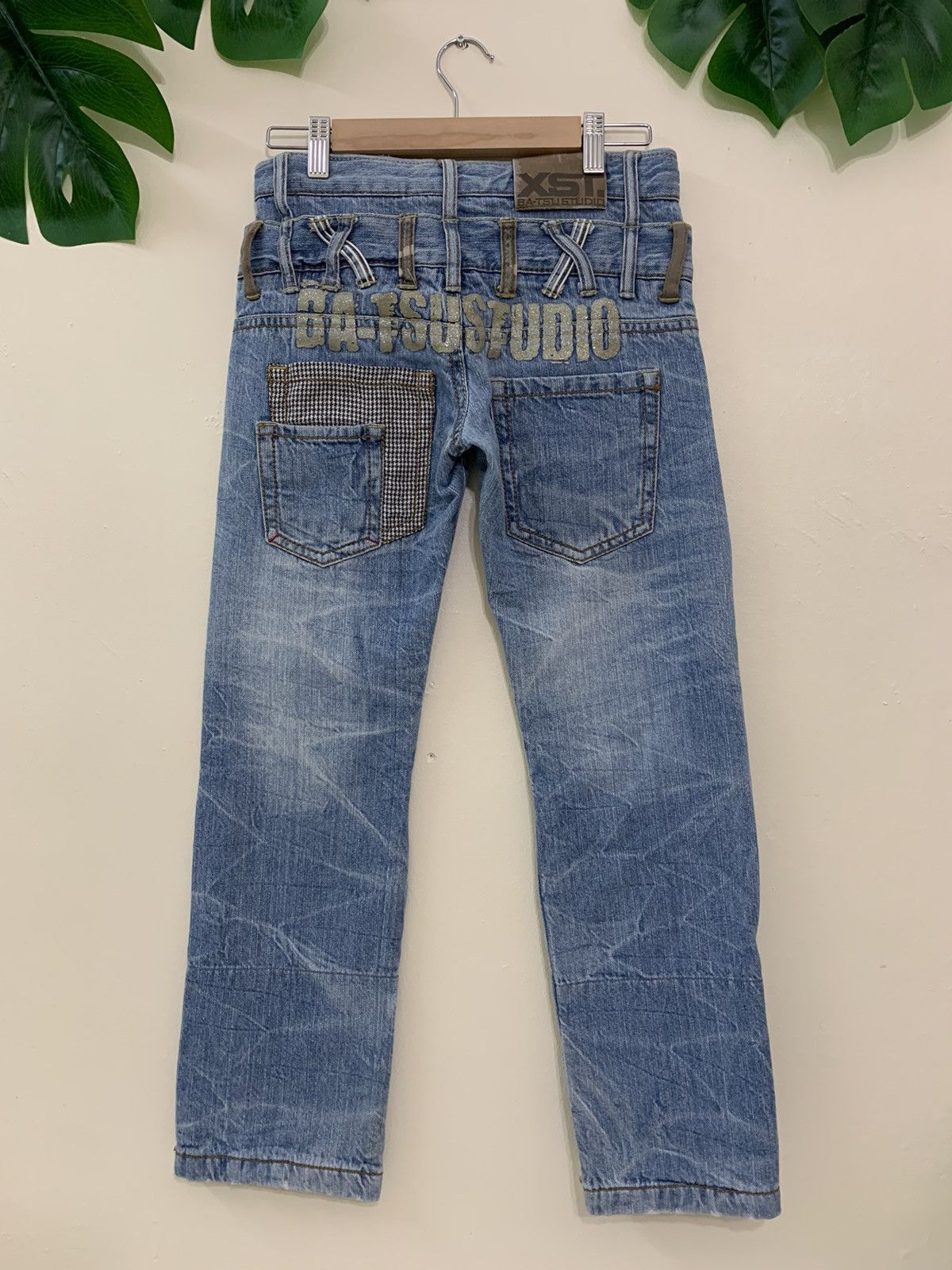 Japanese Brand × Vintage Skulls Design🔥🔥 XST. Ba-Tsu Studio Jeans Size US 27 - 13 Thumbnail