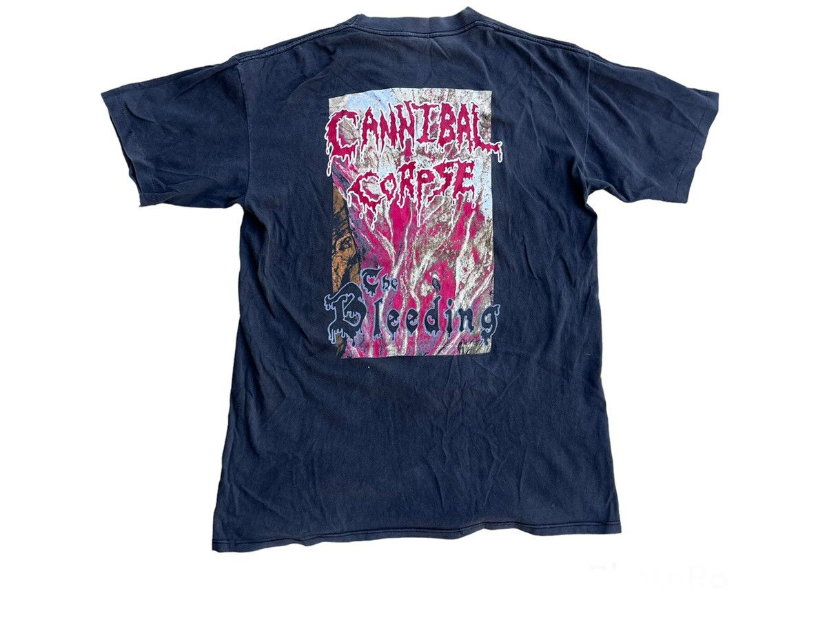 Band Tees × Vintage Cannibal Corpse 1994 The Bleeding Blue Grape Original  Shirt | Grailed