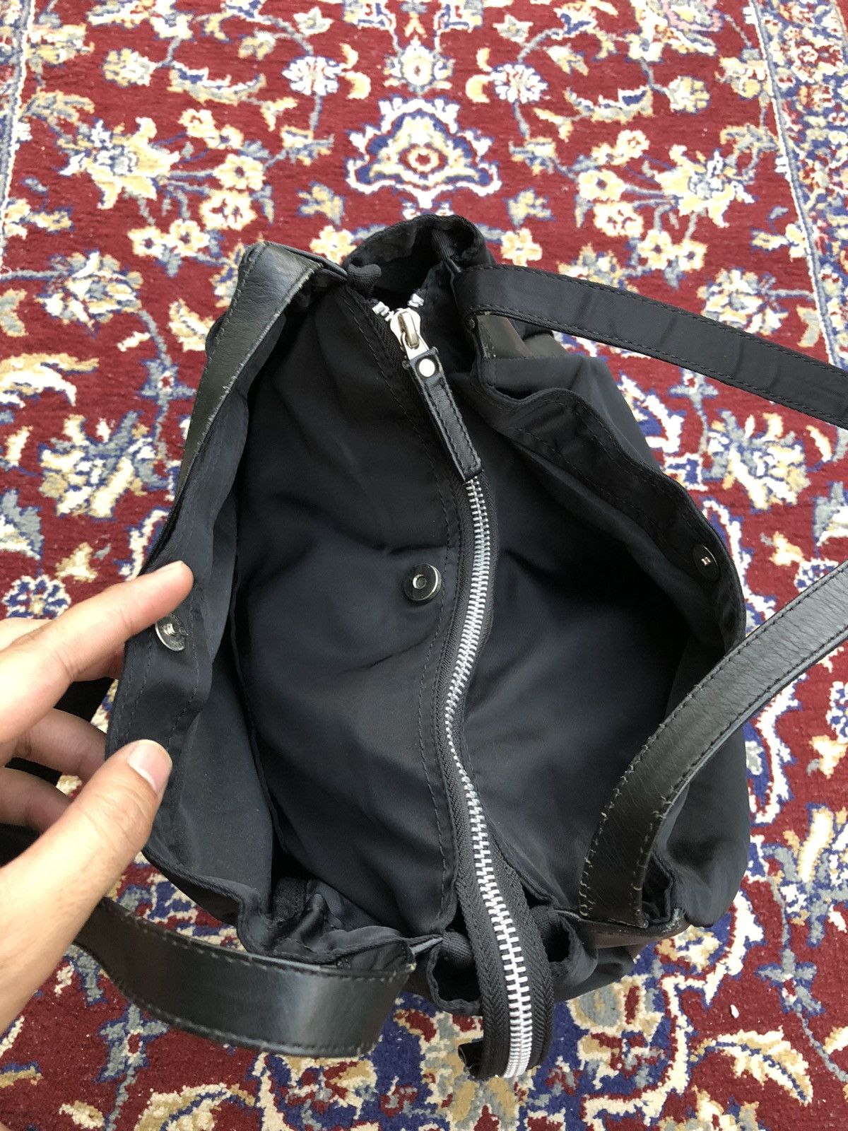 Yohji Yamamoto Y’saacs Yohji Yamamoto Nylon Duffle Gym Travel Bag Size ONE SIZE - 13 Thumbnail