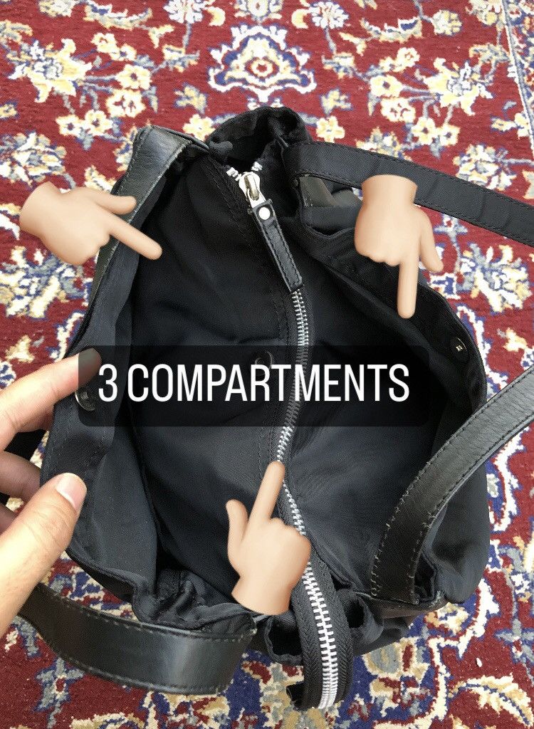 Yohji Yamamoto Y’saacs Yohji Yamamoto Nylon Duffle Gym Travel Bag Size ONE SIZE - 3 Thumbnail