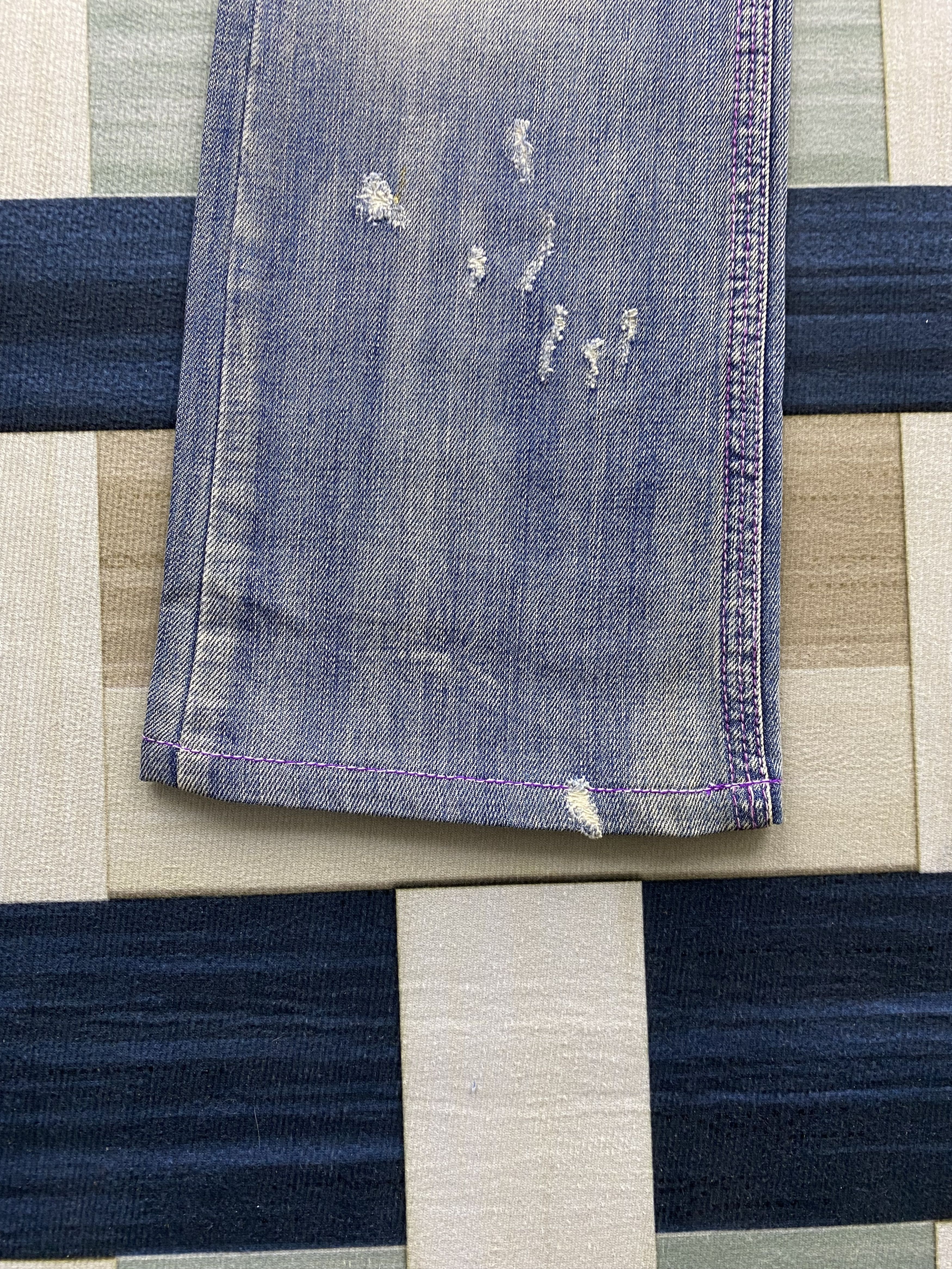 Diesel Vintage Diesel Liv Distress Faded Denim Jean Size 27" / US 4 / IT 40 - 11 Thumbnail