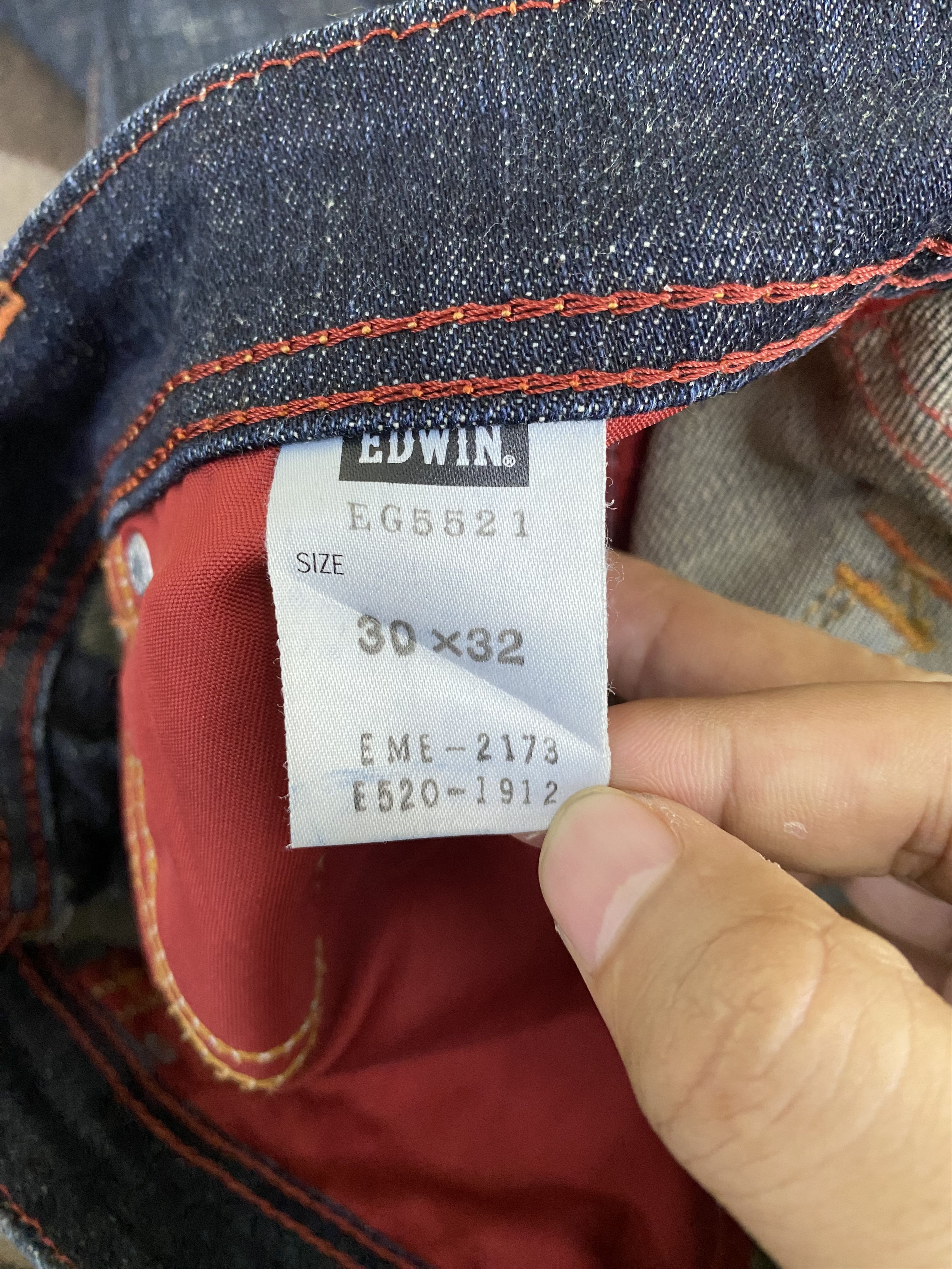 Edwin Edwin 503 Blue Trip Slim Fit Denim Jean Size US 31 - 12 Thumbnail