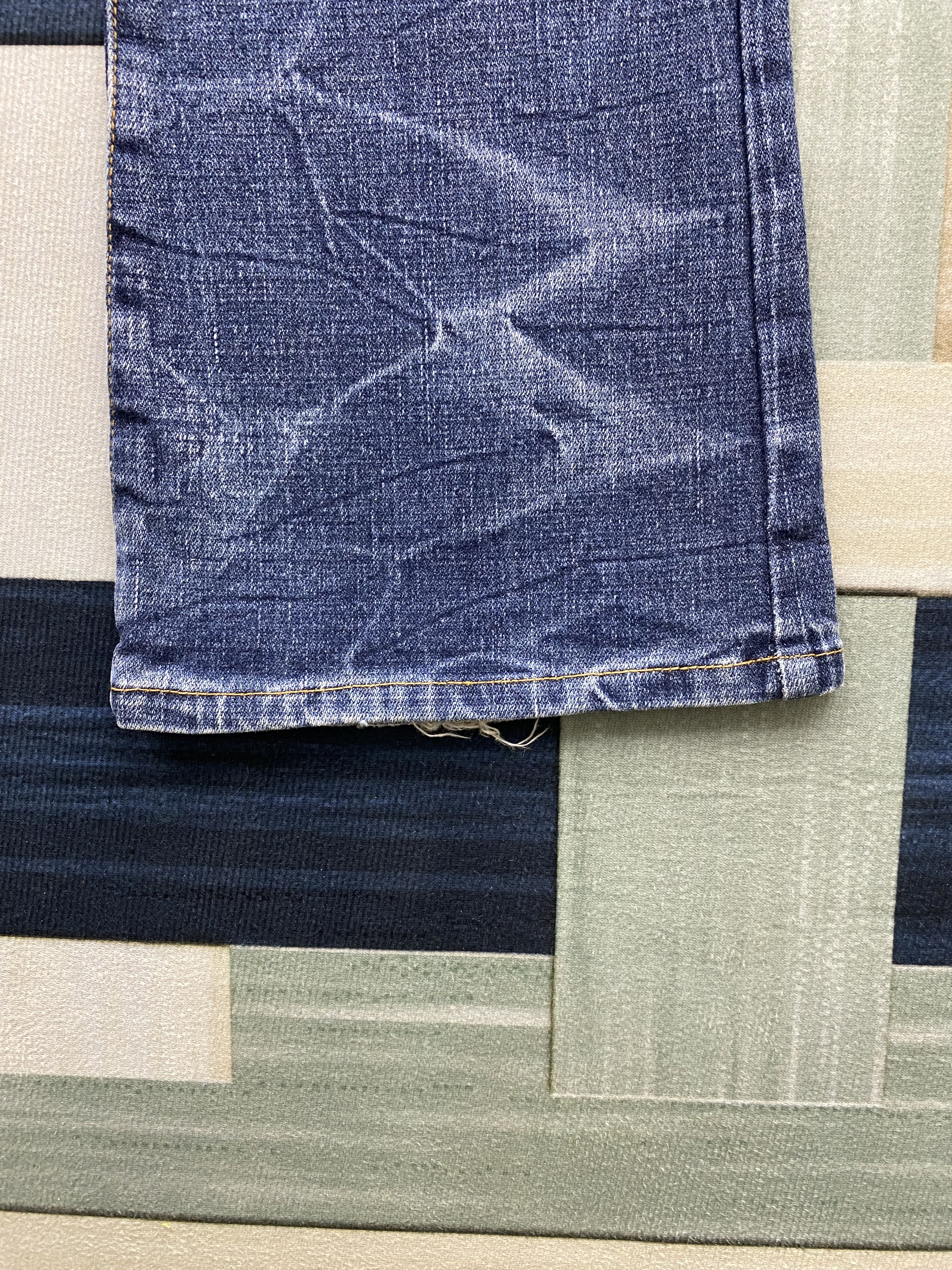 If Six Was Nine Vintage Japanese Brand Faded Blue Flare Denim Jean Size 30" / US 8 / IT 44 - 10 Thumbnail