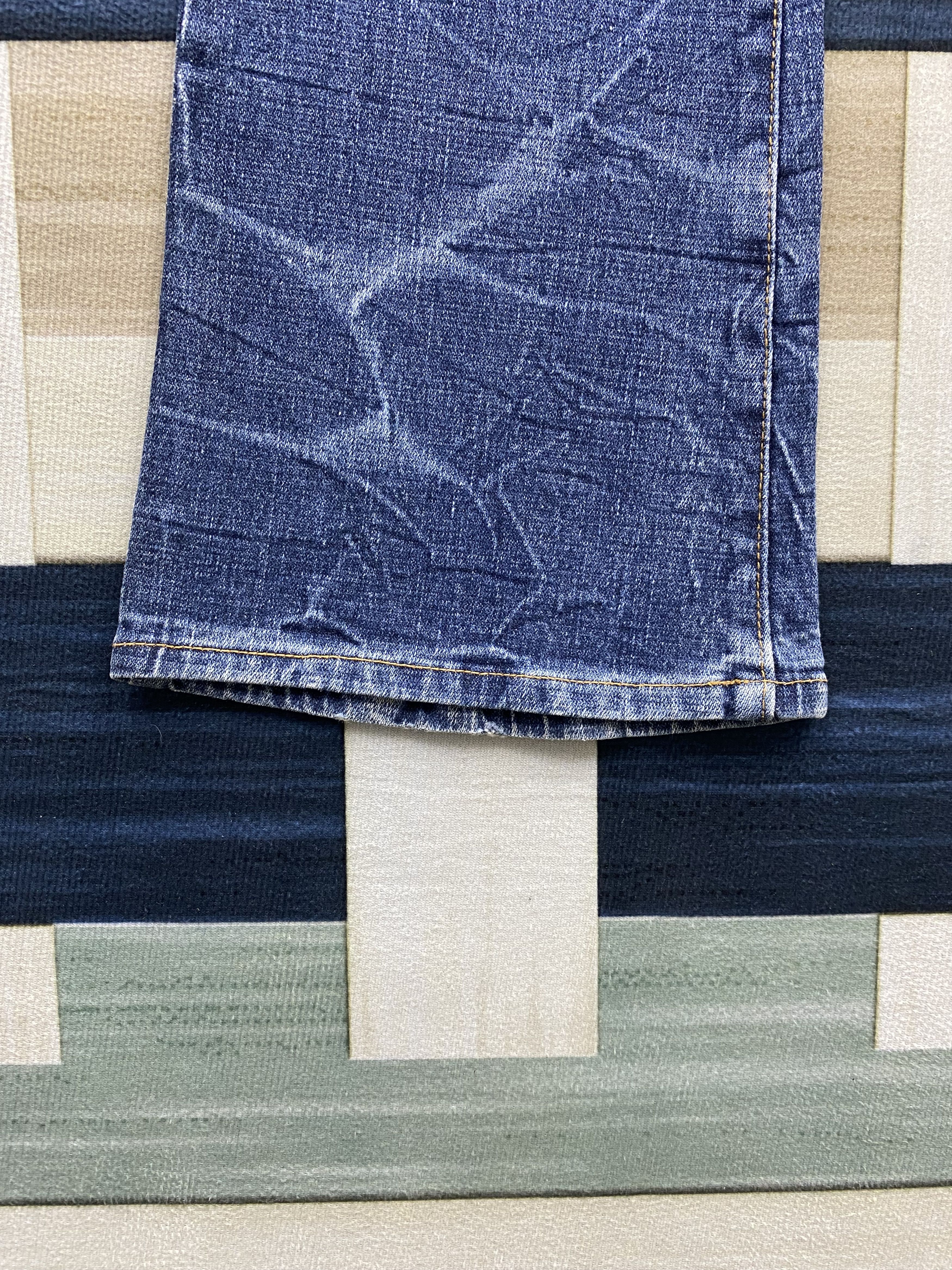 If Six Was Nine Vintage Japanese Brand Faded Blue Flare Denim Jean Size 30" / US 8 / IT 44 - 9 Thumbnail