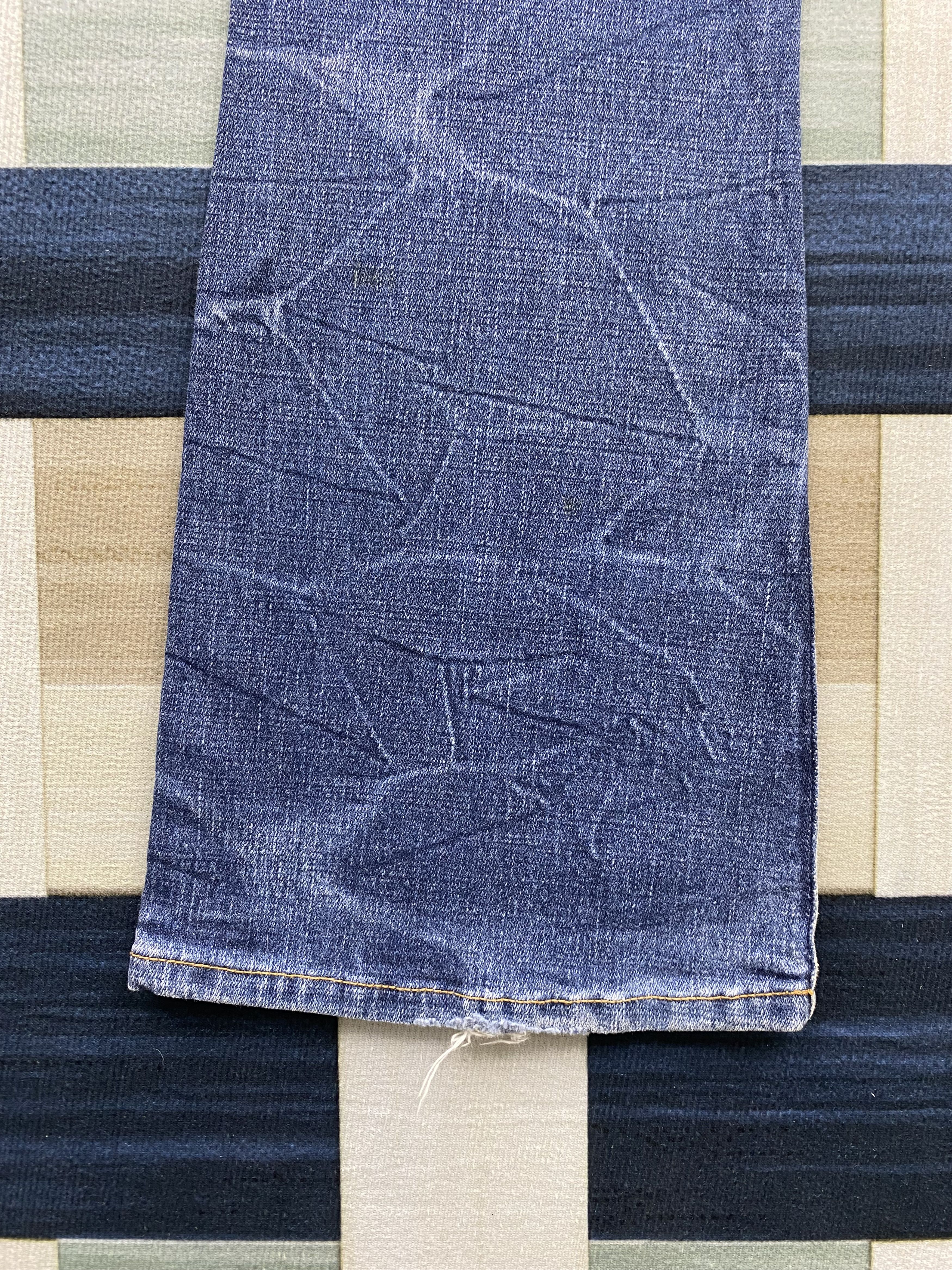 If Six Was Nine Vintage Japanese Brand Faded Blue Flare Denim Jean Size 30" / US 8 / IT 44 - 13 Thumbnail