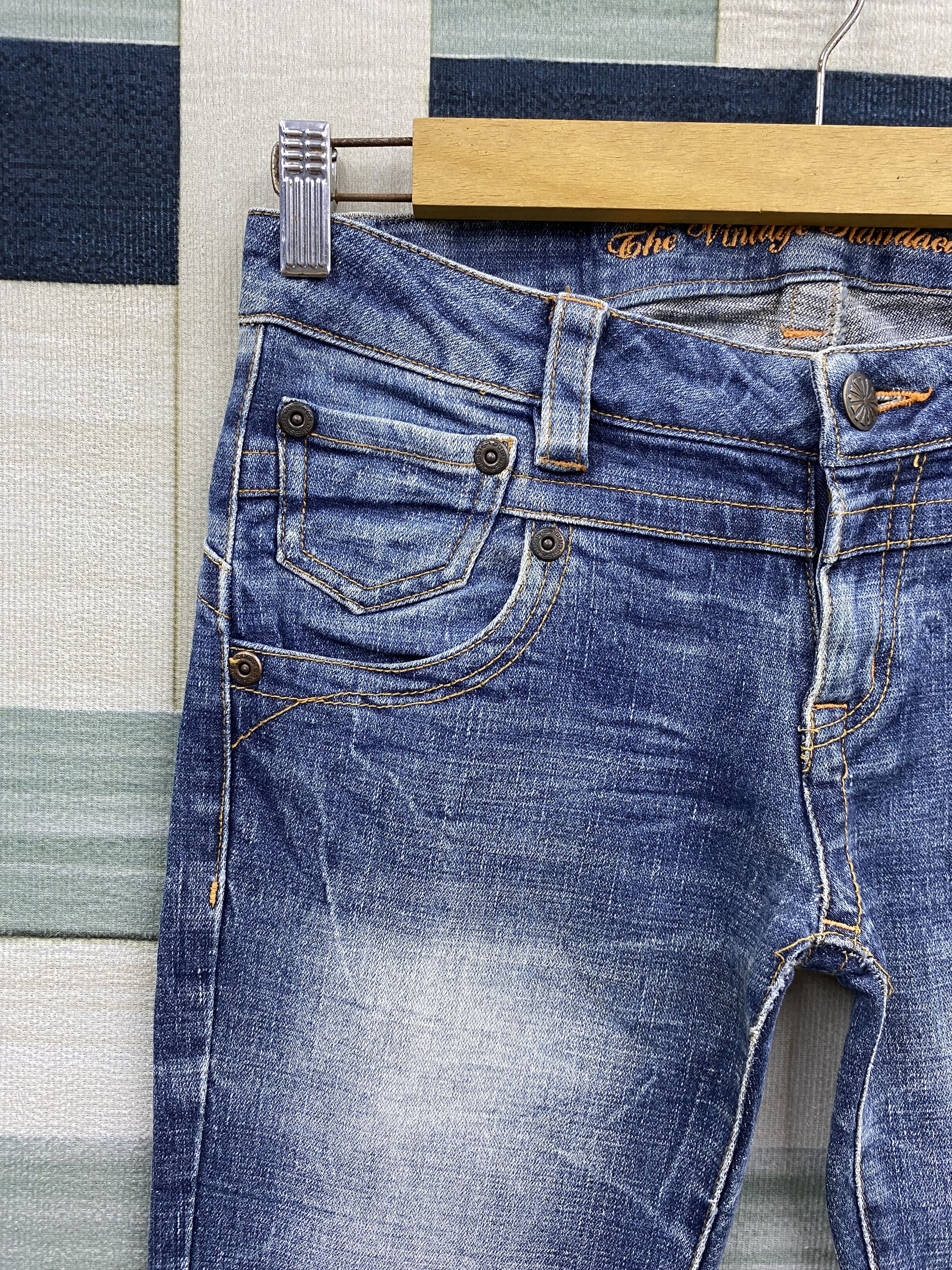If Six Was Nine Vintage Japanese Brand Faded Blue Flare Denim Jean Size 30" / US 8 / IT 44 - 5 Thumbnail