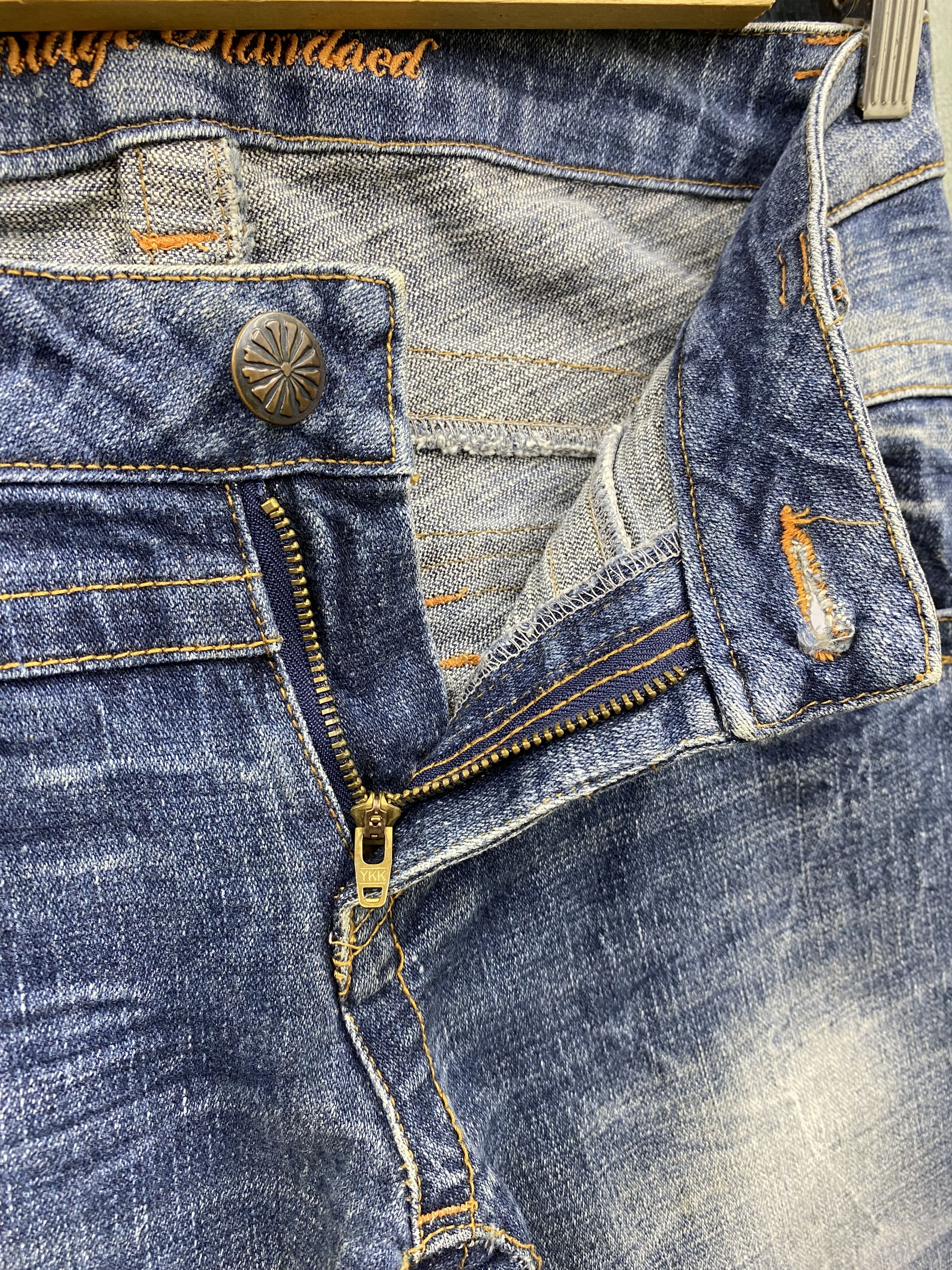 If Six Was Nine Vintage Japanese Brand Faded Blue Flare Denim Jean Size 30" / US 8 / IT 44 - 17 Thumbnail