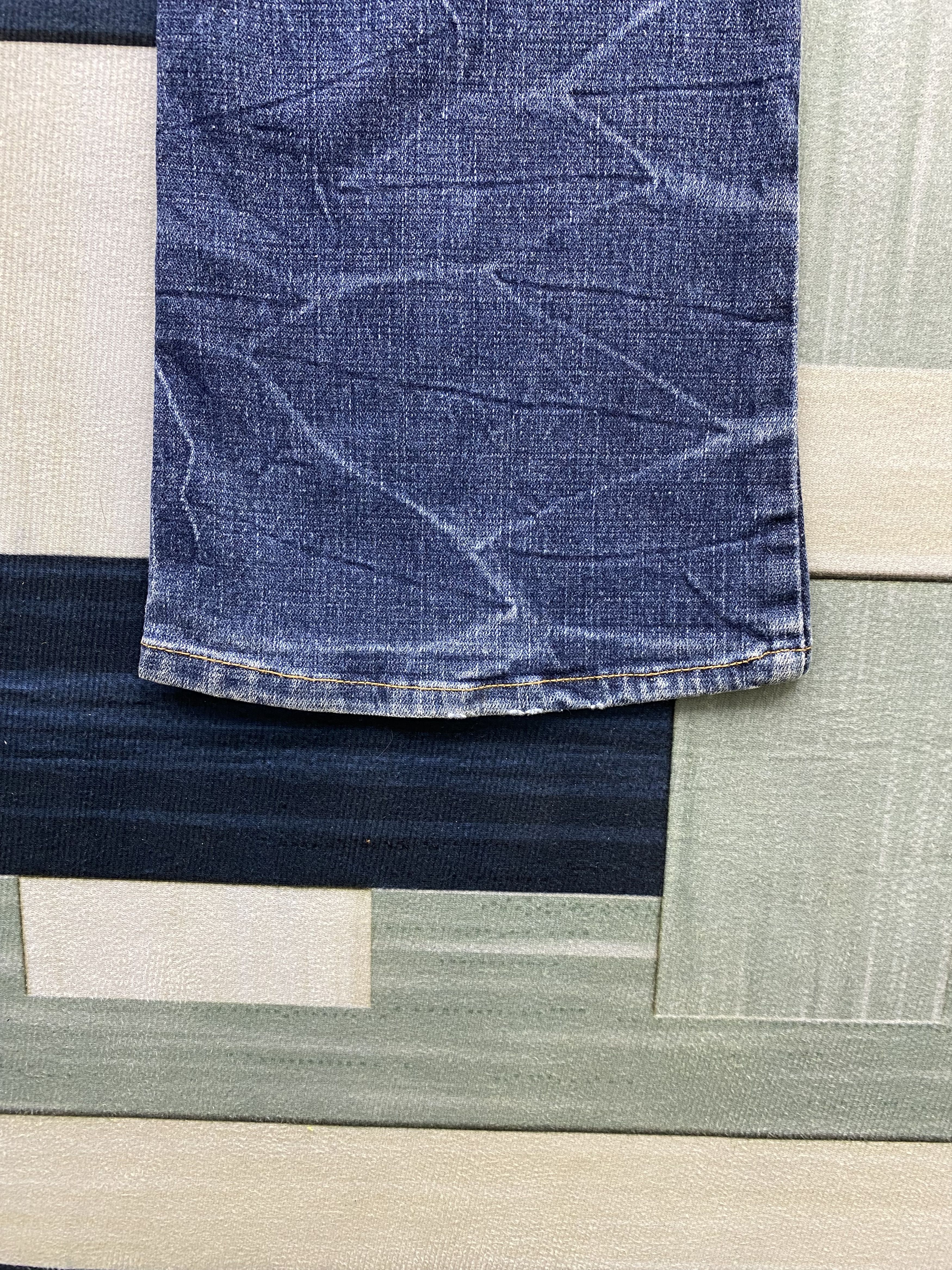 If Six Was Nine Vintage Japanese Brand Faded Blue Flare Denim Jean Size 30" / US 8 / IT 44 - 14 Thumbnail
