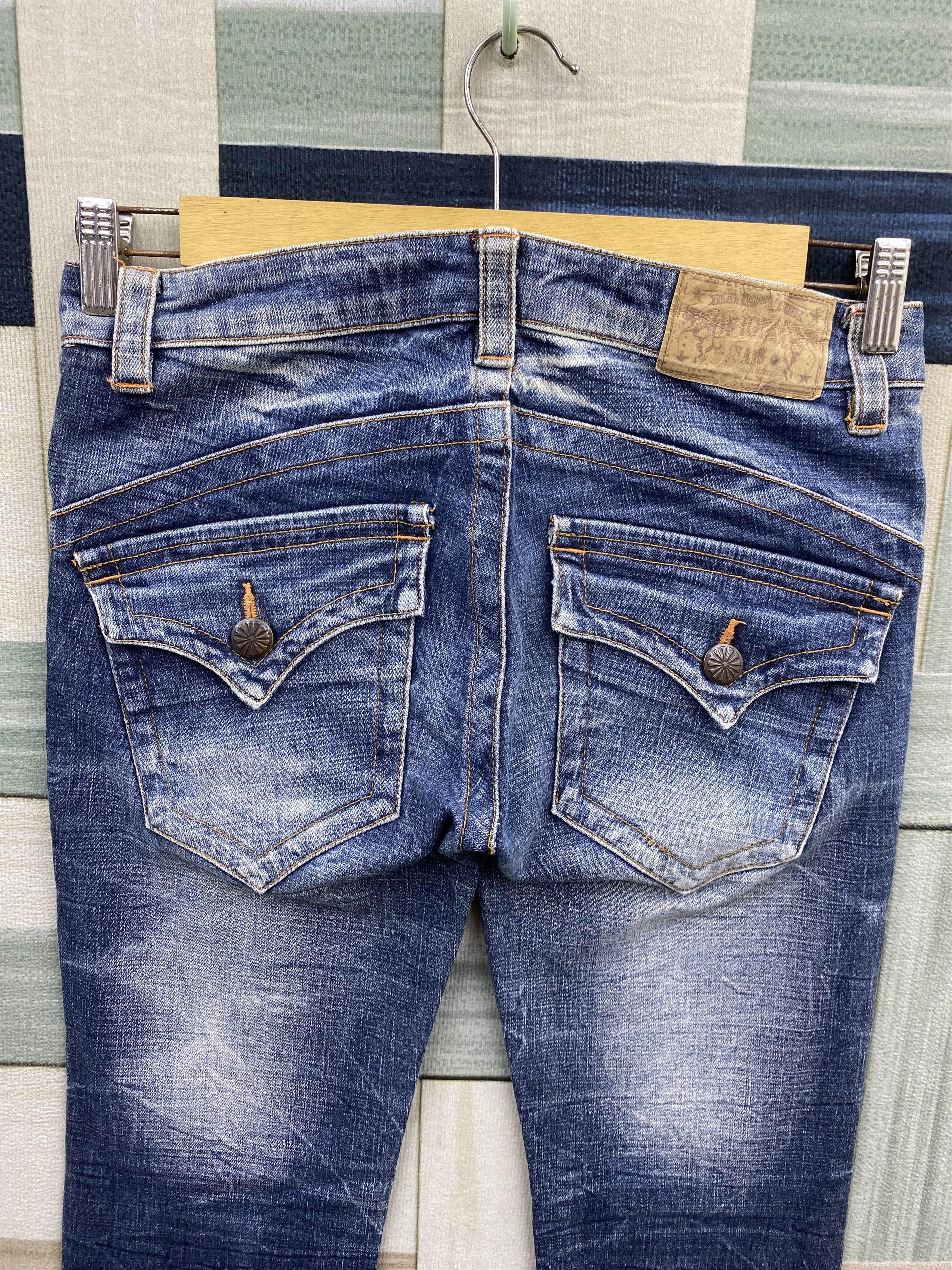 If Six Was Nine Vintage Japanese Brand Faded Blue Flare Denim Jean Size 30" / US 8 / IT 44 - 4 Thumbnail
