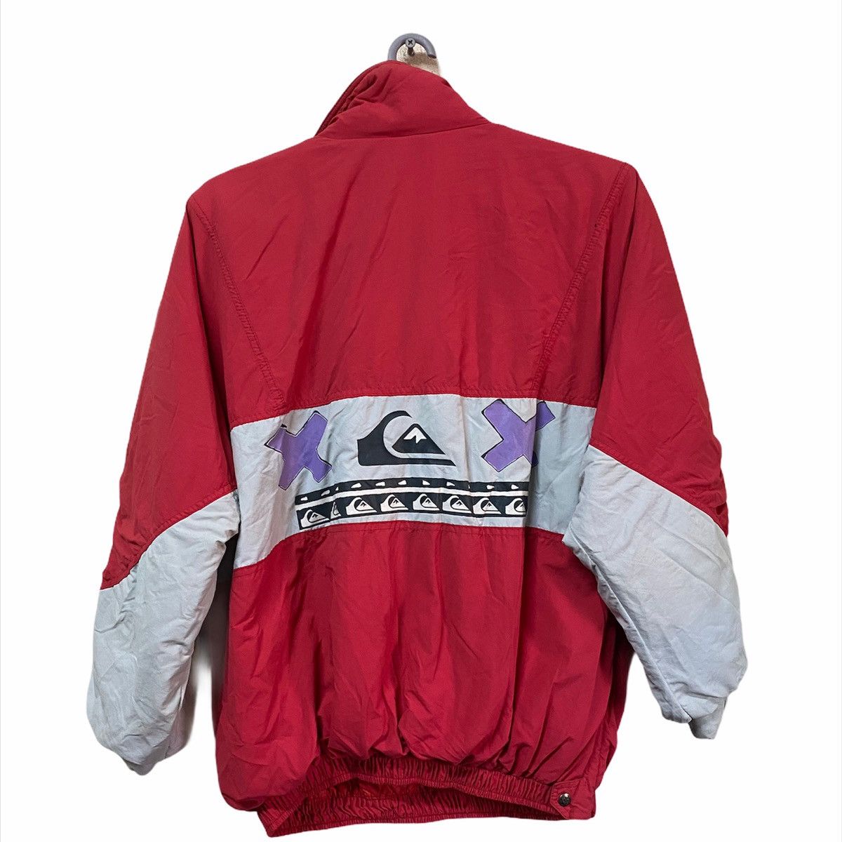 Quicksilver × Quiksilver × Vintage Vintage Quiksilver surf surfingbomber jacket usa made Size US L / EU 52-54 / 3 - 2 Thumbnail