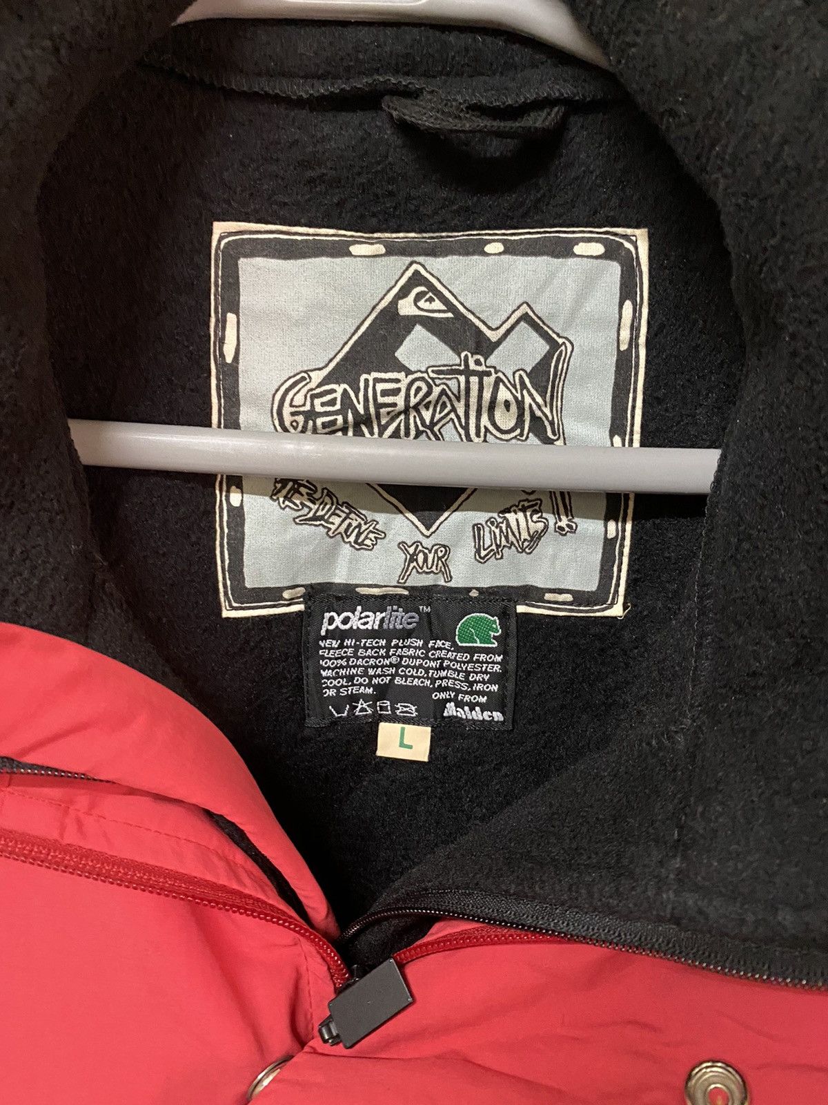 Quicksilver × Quiksilver × Vintage Vintage Quiksilver surf surfingbomber jacket usa made Size US L / EU 52-54 / 3 - 5 Thumbnail
