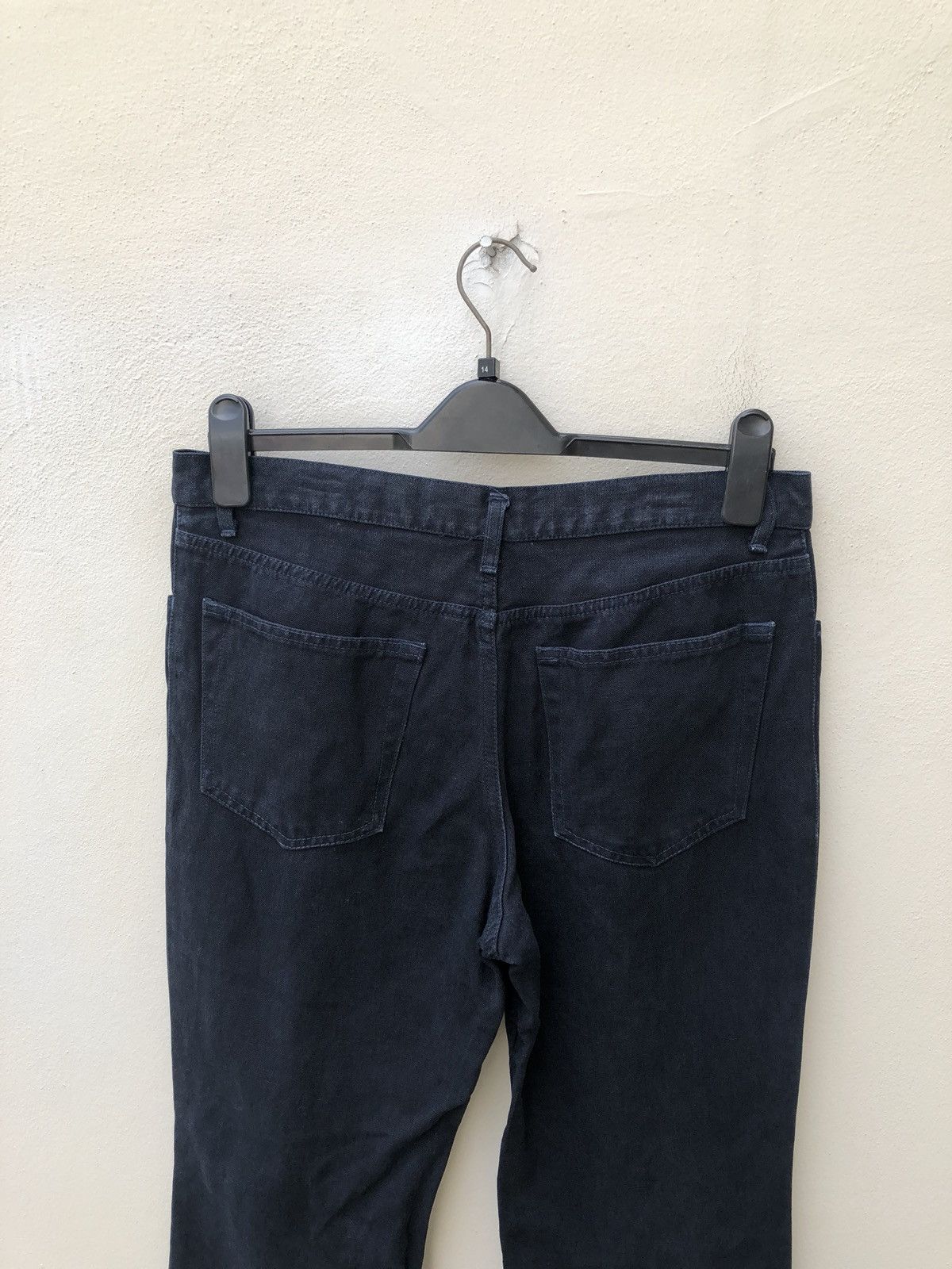 ADAM ET ROPE Adam et Rope Made in Japan Indigo Linen Jeans Size US 31 - 6 Thumbnail