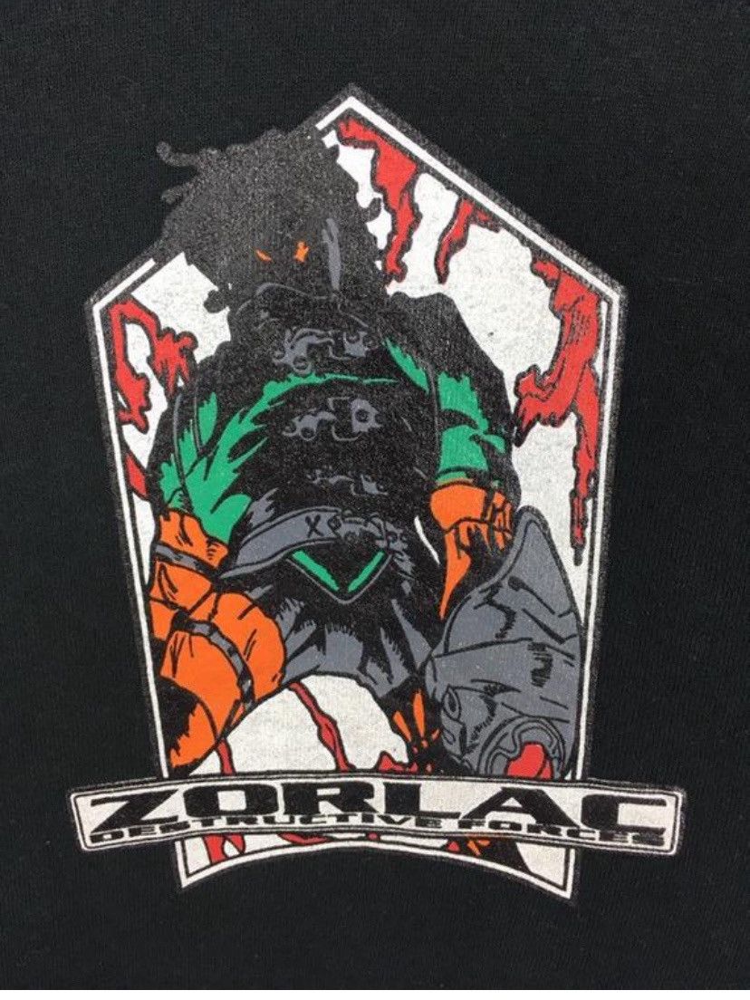 Santa Cruz Skateboards × Thrasher × Vintage Vtg ZORLAC SKATEBOARD Sweatshirt Size US L / EU 52-54 / 3 - 2 Thumbnail