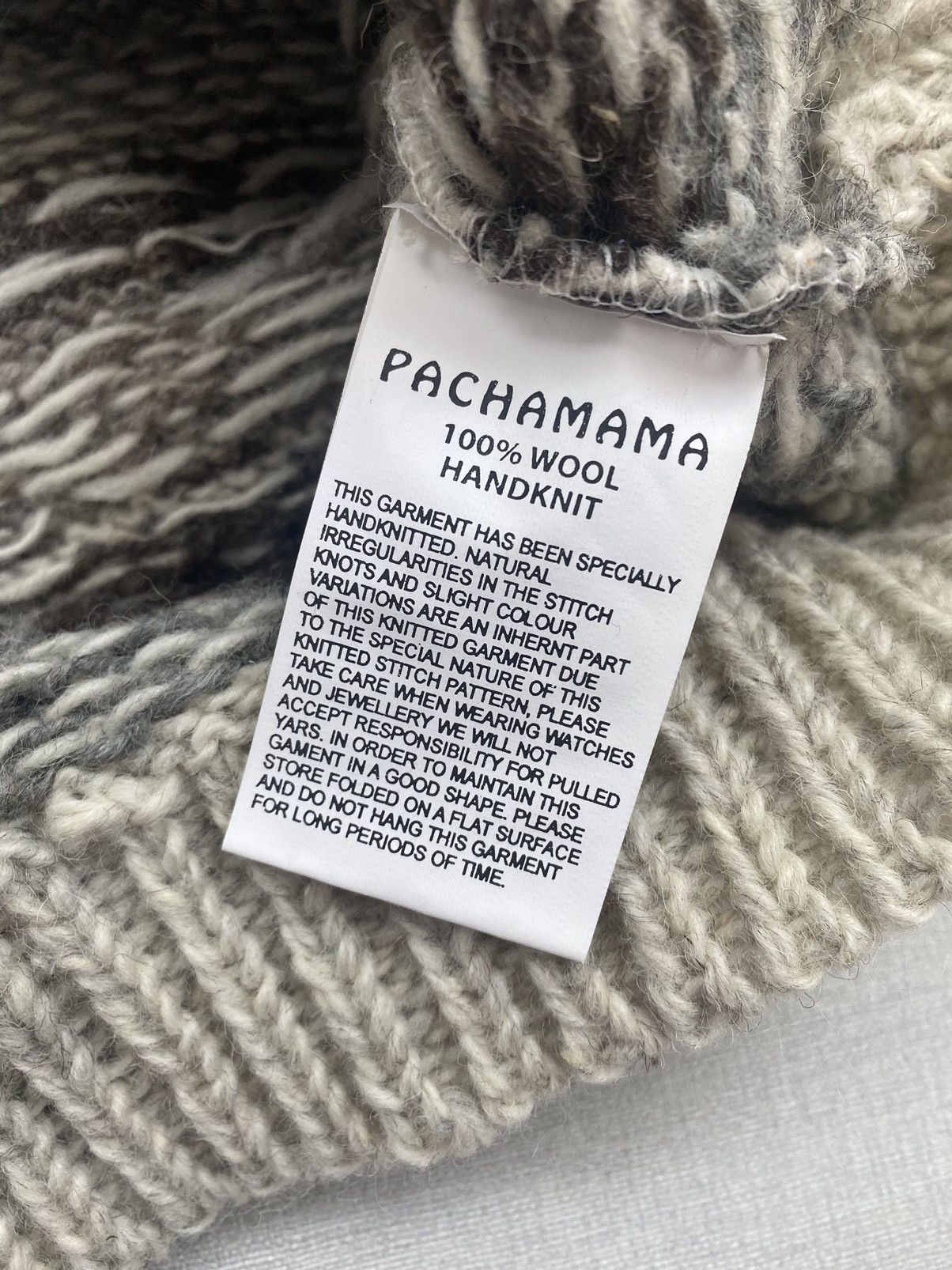Vintage Women’s Pachamama Handknit Wool Vest Sweater size S Size S / US 4 / IT 40 - 6 Thumbnail